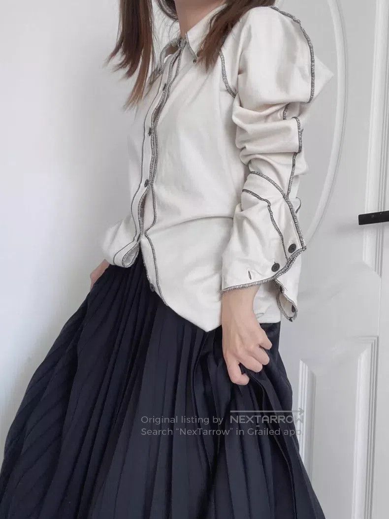 Comme des Garcons Comme Des Garcons size S Wool Pleated Skirt Size S Size 25" / US 0 / IT 36 - 4 Thumbnail