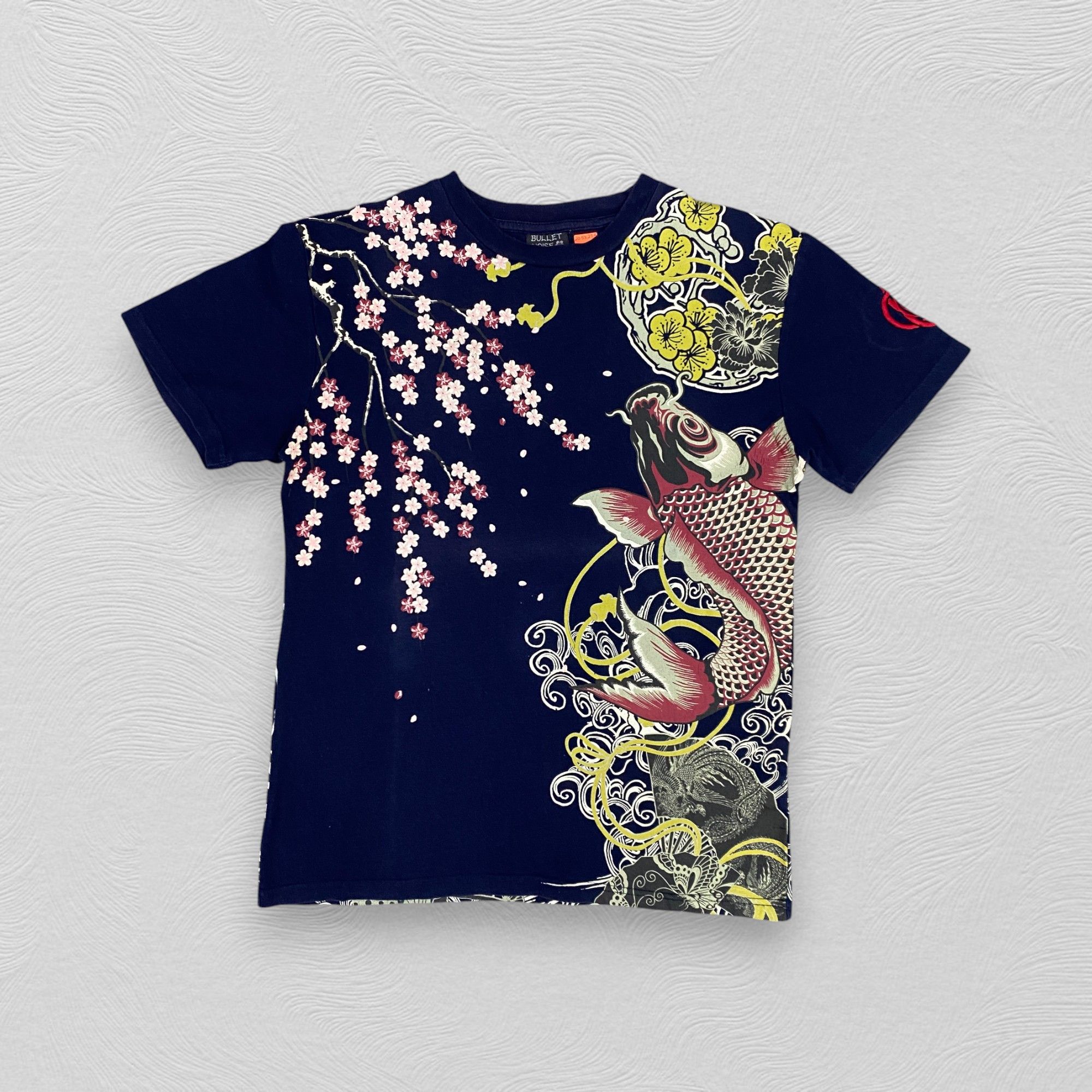 Japanese Brand Vintage Bullet Noise Mt Fuji Tshirt - I047 Size US M / EU 48-50 / 2 - 2 Thumbnail