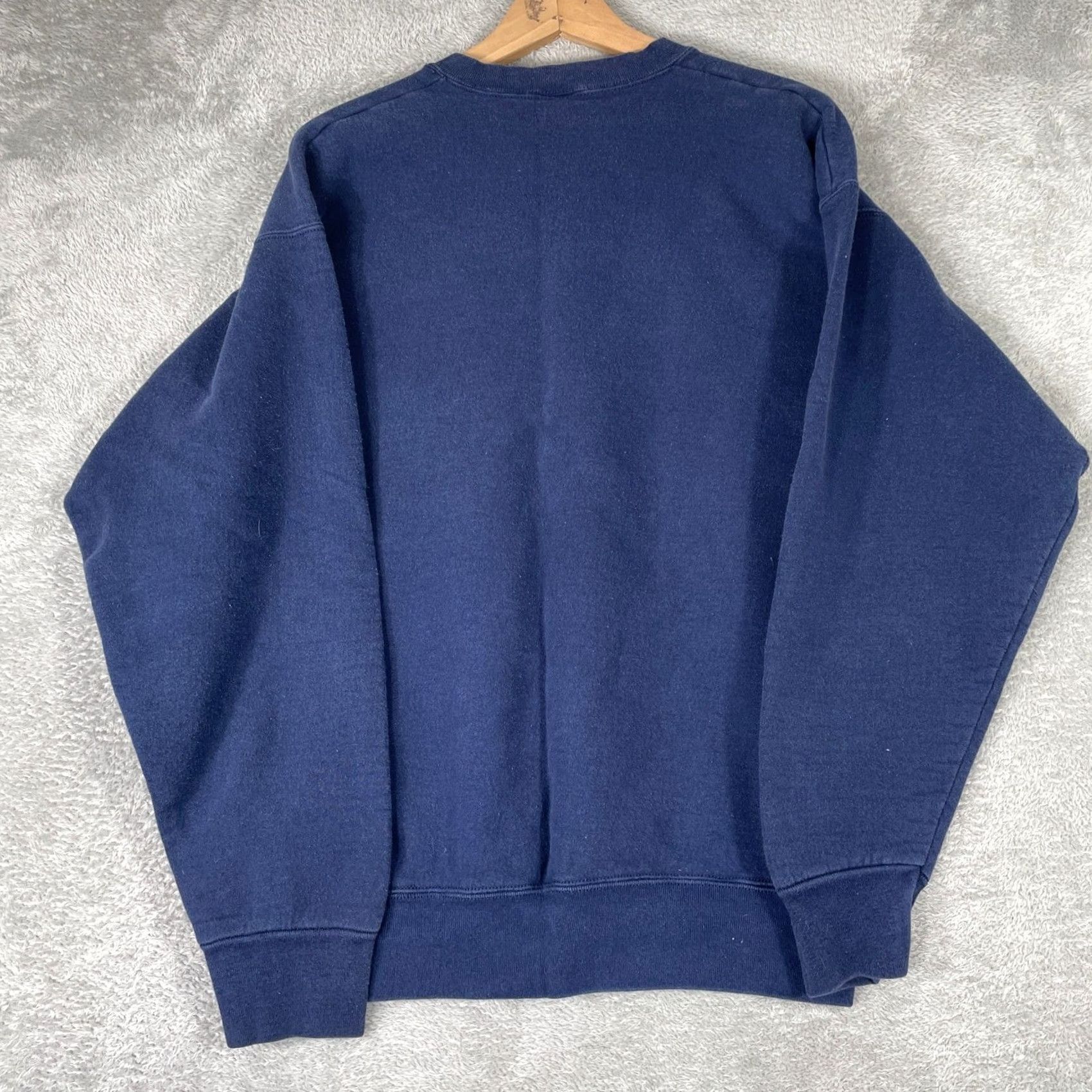Fruit Of The Loom VINTAGE ESPN Sweatshirt Mens XL Blue Graphic Print Sports The Magazine Y2K Size US XL / EU 56 / 4 - 7 Thumbnail