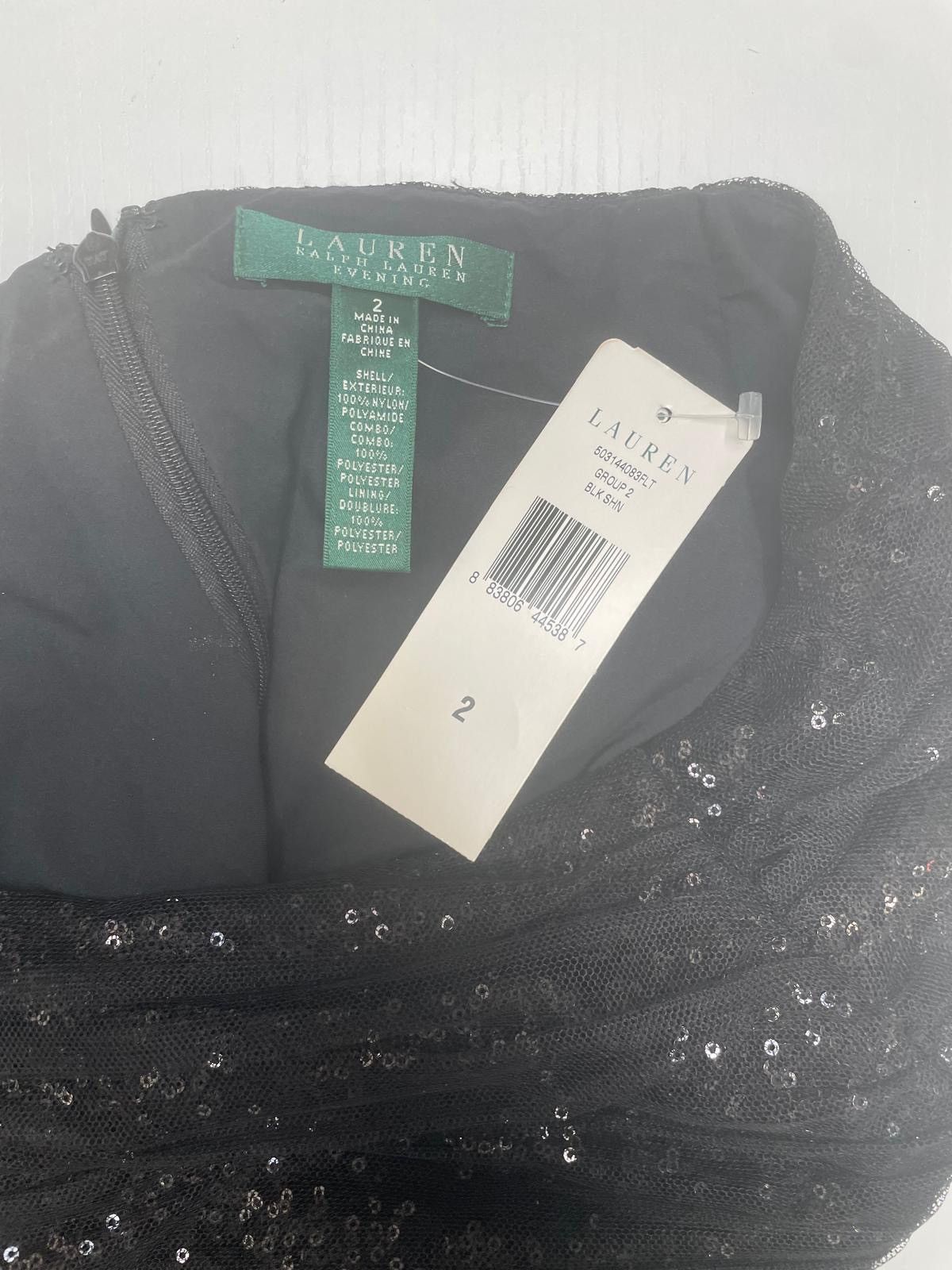 Lauren Ralph Lauren Bodycon black sequined dress Size XS / US 0-2 / IT 36-38 - 3 Thumbnail