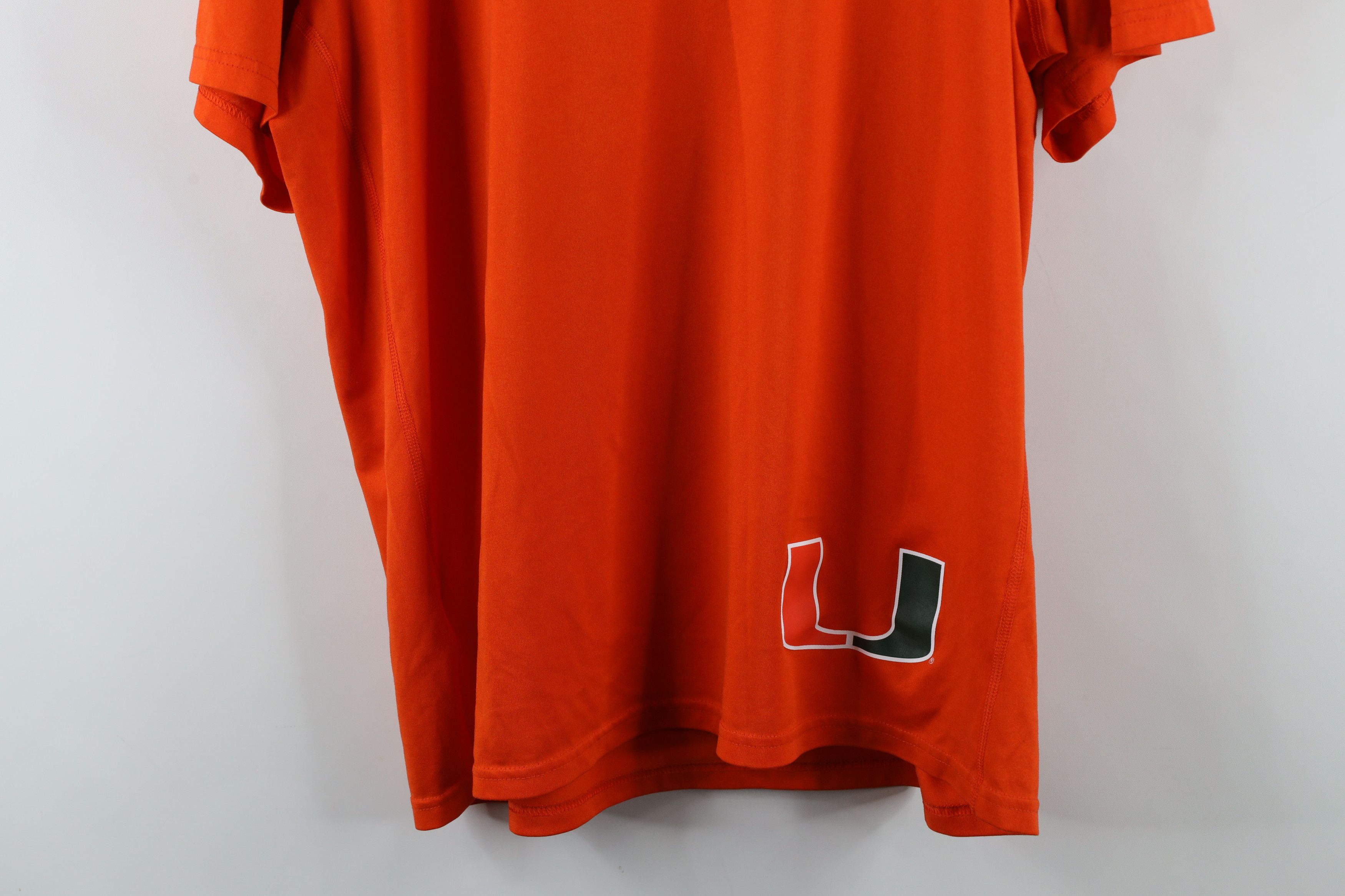 Nike Nike University of Miami Football Short Sleeve T-Shirt Size US L / EU 52-54 / 3 - 13 Thumbnail