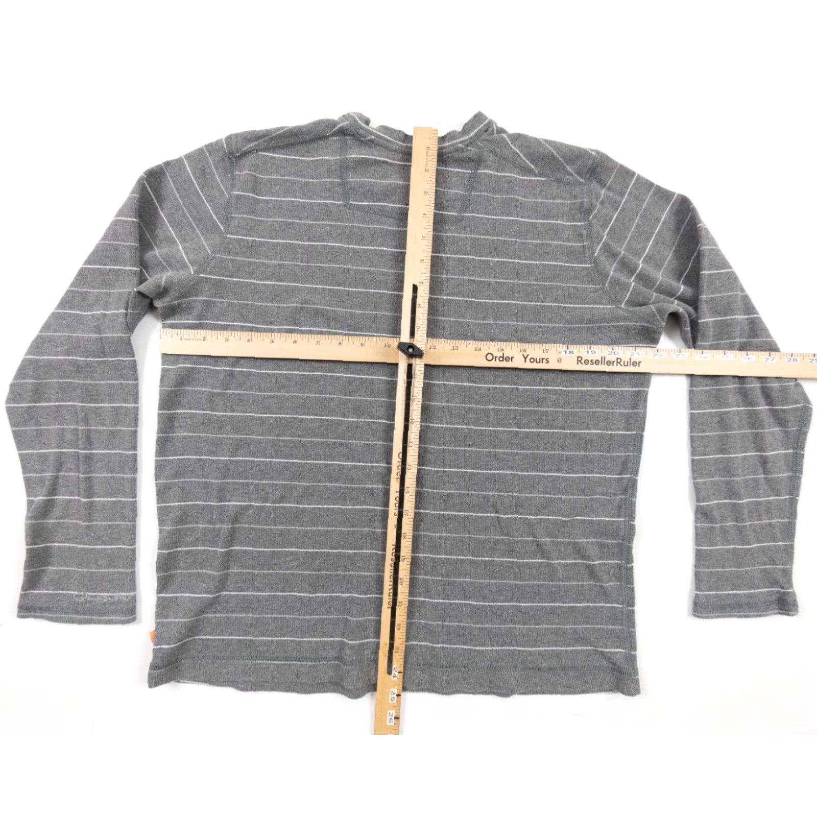 Quiksilver VINTAGE Quiksilver Ribbed Knit Long Sleeve Shirt Adult Medium Gray Surf Mens Size US M / EU 48-50 / 2 - 7 Thumbnail