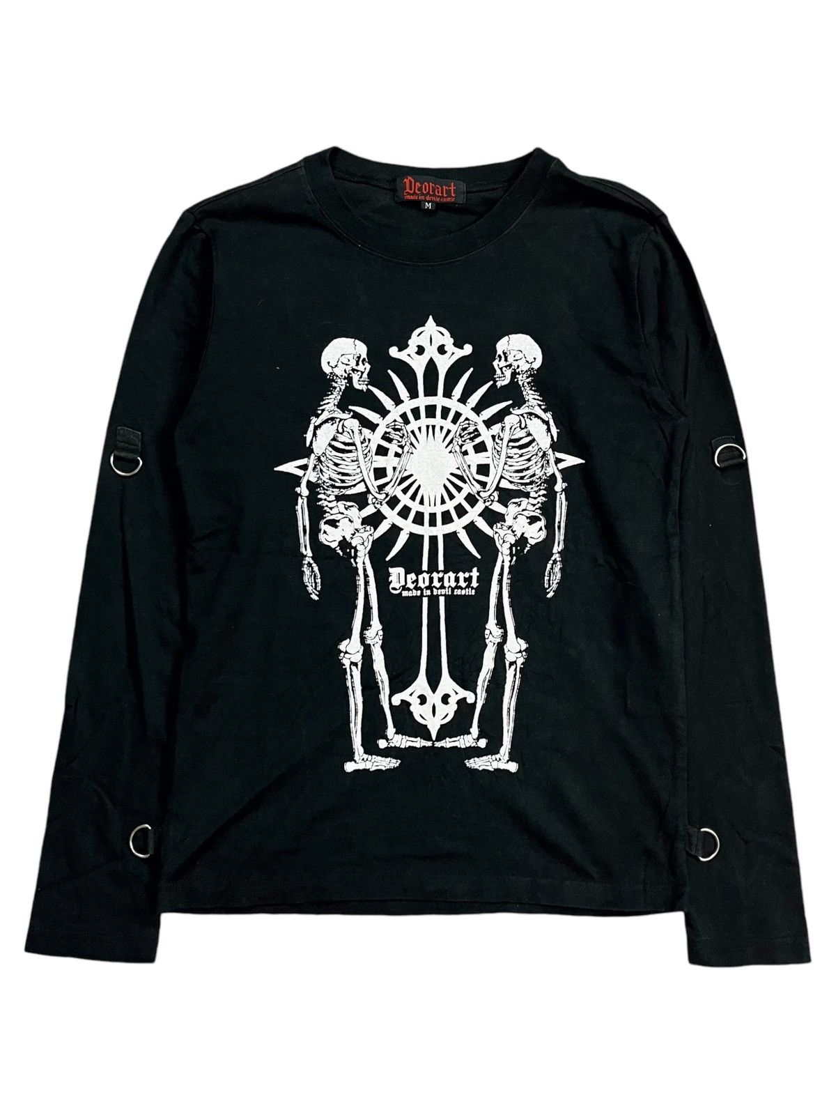 Hysteric Glamour 2000s Deodart - Double Skull Longsleeve Size US M / EU 48-50 / 2 - 1 Thumbnail