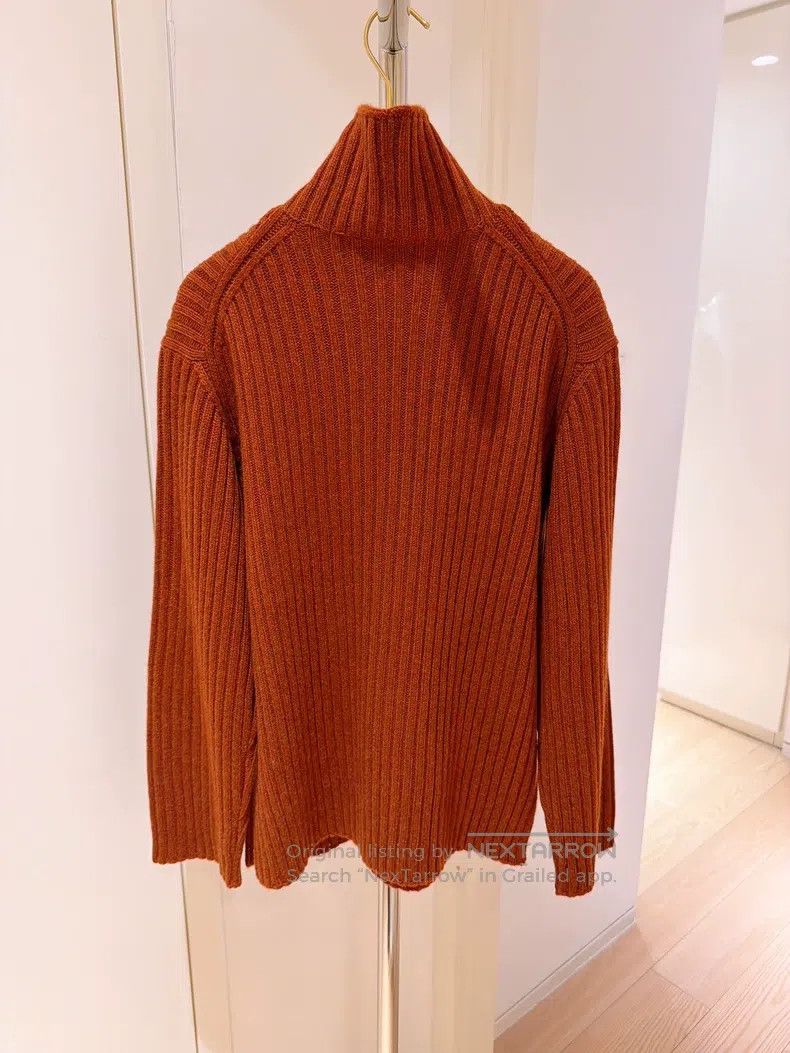Loro Piana Loro Piana Pumpkin Orange Baby Cashmere Crew Neck Sweater Size XXS / US 00 / IT 34 - 2 Thumbnail