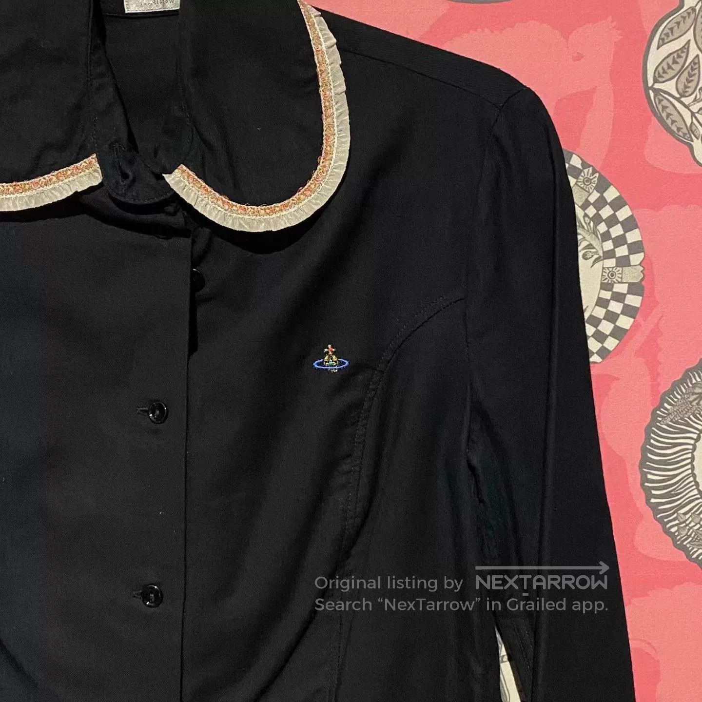 Vivienne Westwood vivienne westwood black long sleeve shirt. Size S / US 4 / IT 40 - 4 Thumbnail