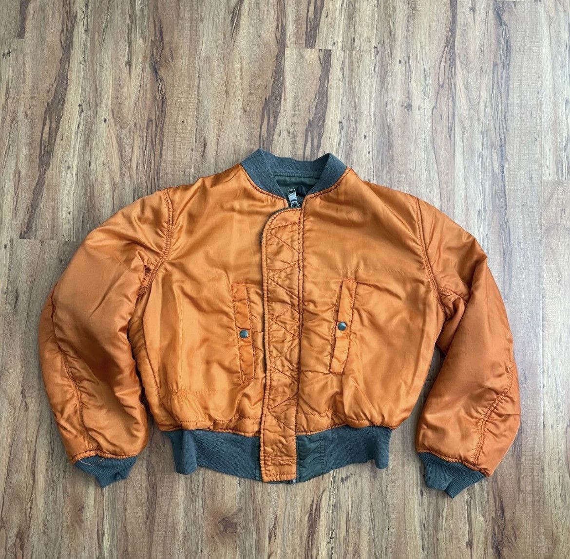 Alpha Industries Vintage Alpha Industries Ma-1 Bomber Jacket Size US M / EU 48-50 / 2 - 4 Thumbnail