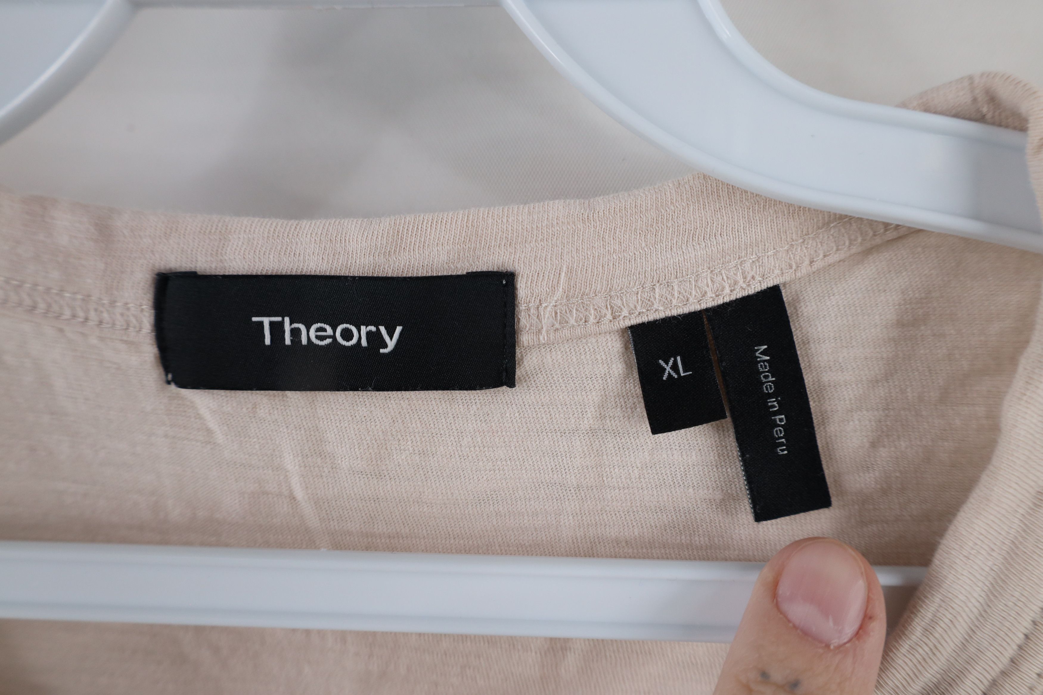 Theory × Vintage Theory Tee Short Sleeve Jersey Knit T-Shirt Cosmos Pink Size US XL / EU 56 / 4 - 5 Thumbnail