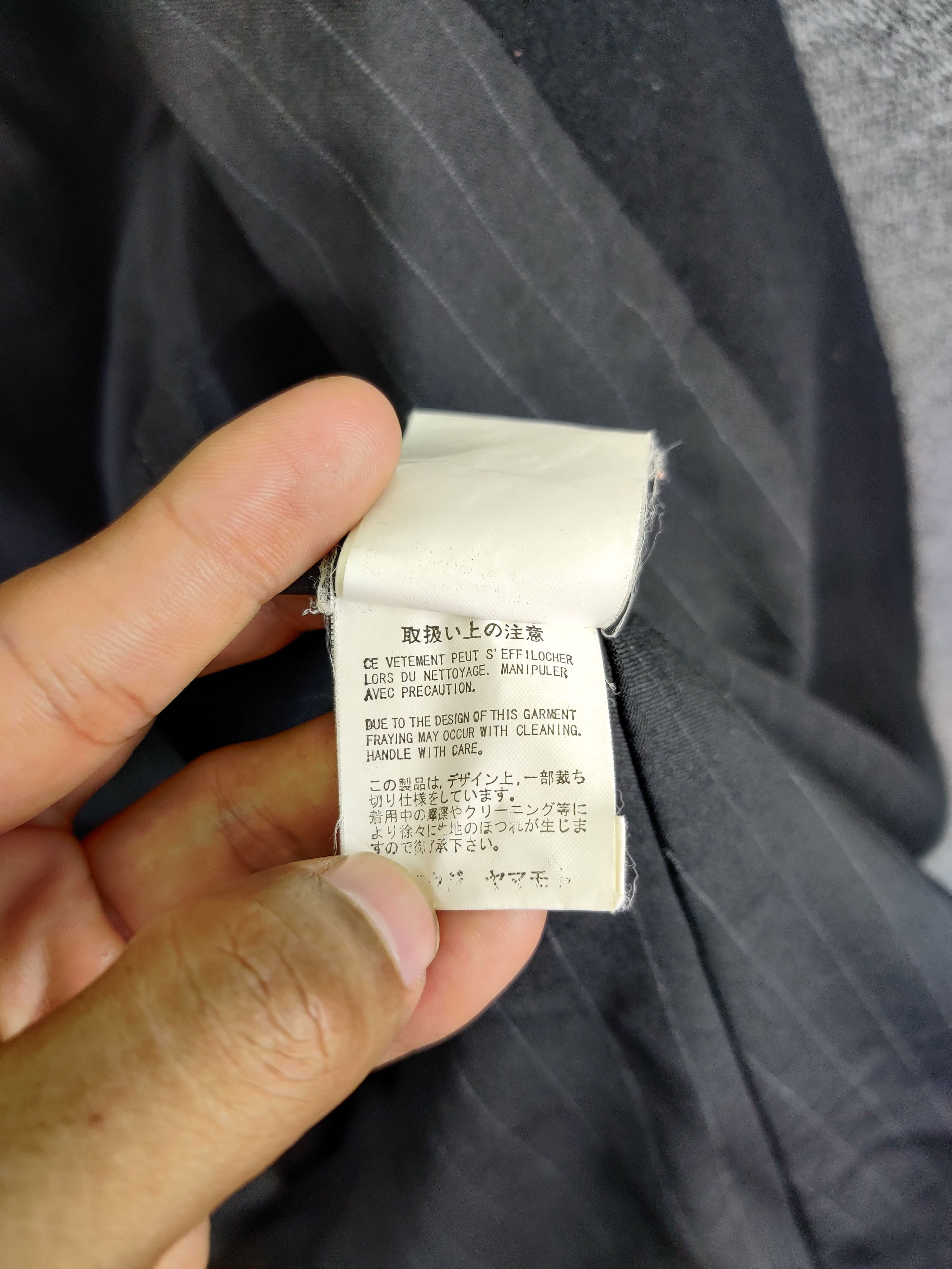 Yohji Yamamoto Nice ❗ Vintage Y's Yohji Yamamoto Wool French Coat Jacket Size US L / EU 52-54 / 3 - 10 Thumbnail