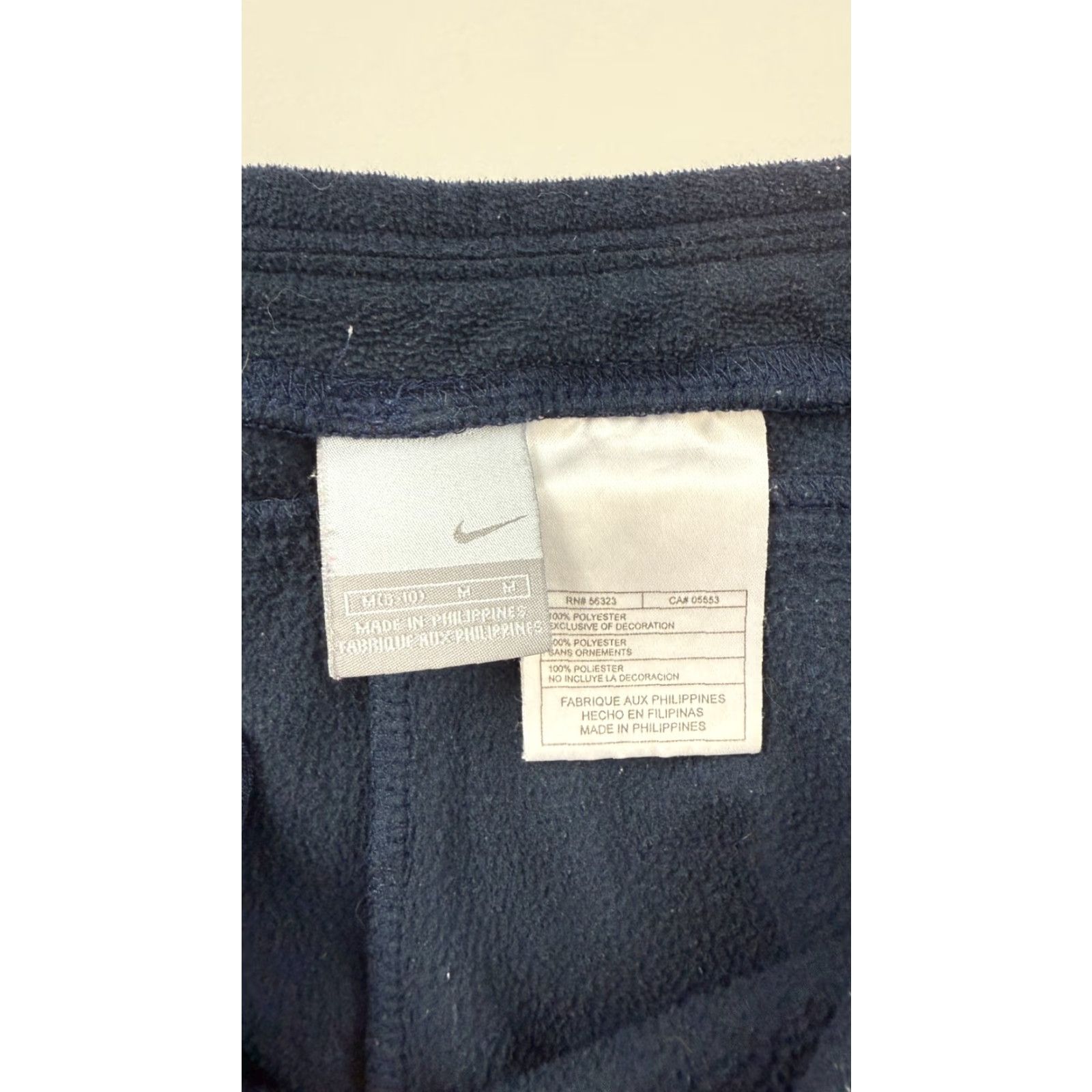 Nike Nike Women's Medium Blue Fleece Pants Elastic Waist Straight Leg Outdoor Activewear Size 32" / US 10 / IT 46 - 3 Thumbnail