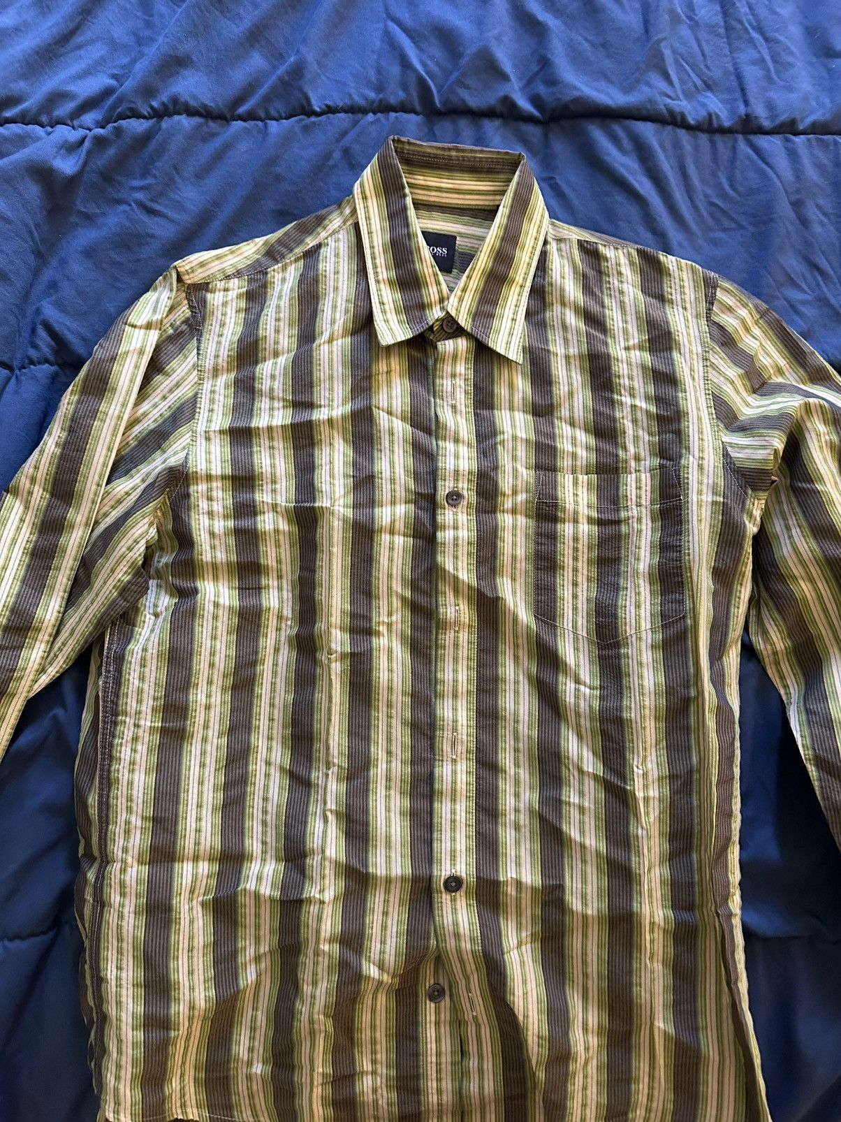 Hugo Boss Hugo Boss Button Down Size US M / EU 48-50 / 2 - 2 Thumbnail