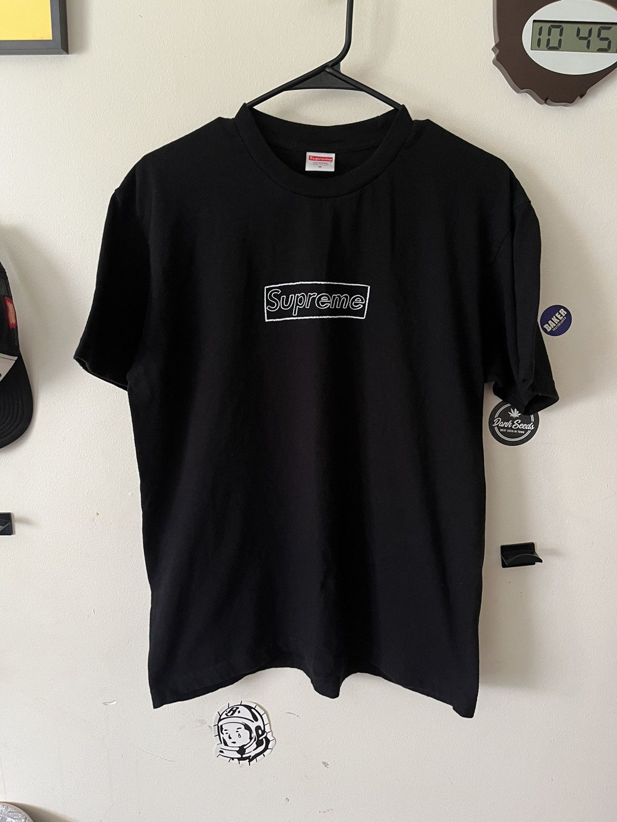 Kaws × Supreme Supreme KAWS Chalk Logo Tee | Grailed