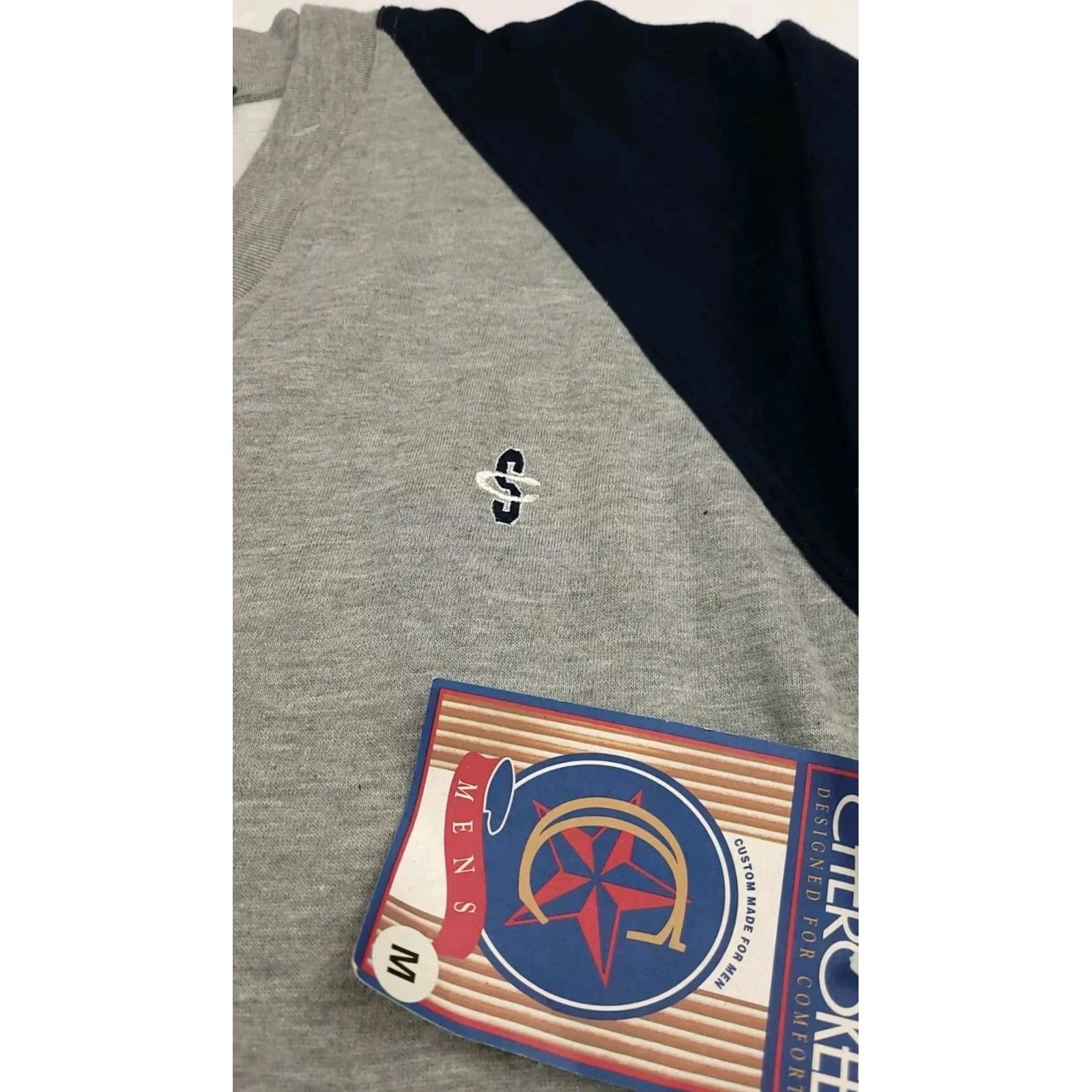 Cherokee Vintage Cherokee Sport Cardigan Sweatshirt 90s Vtg USA Grey New NWT Deadstock Size US M / EU 48-50 / 2 - 5 Thumbnail