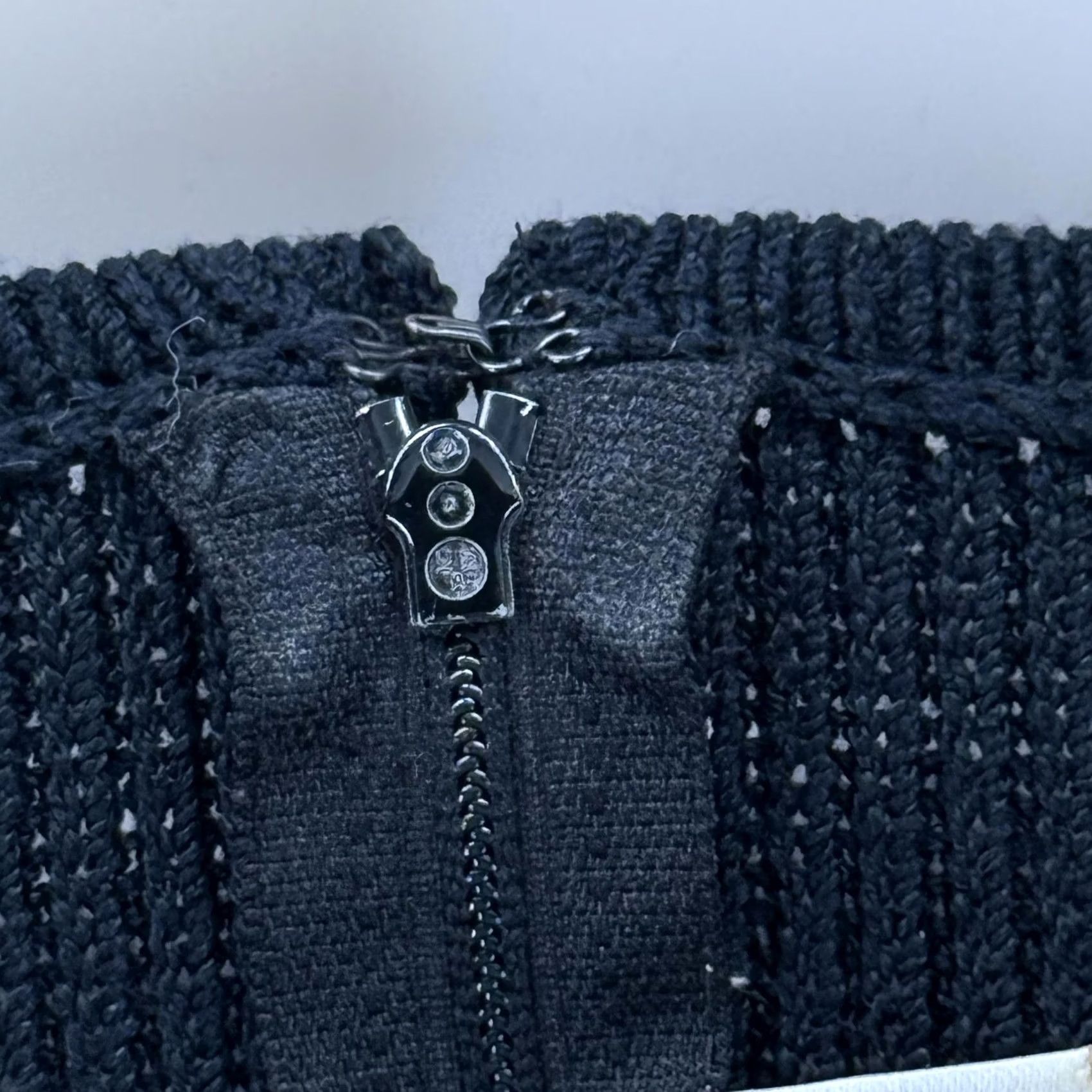 St. John VINTAGE St John Dress Womens Small Knit Puff Sleeve Neiman Marcus 70s Retro Black Wool Long Sleeve Size S / US 4 / IT 40 - 4 Thumbnail