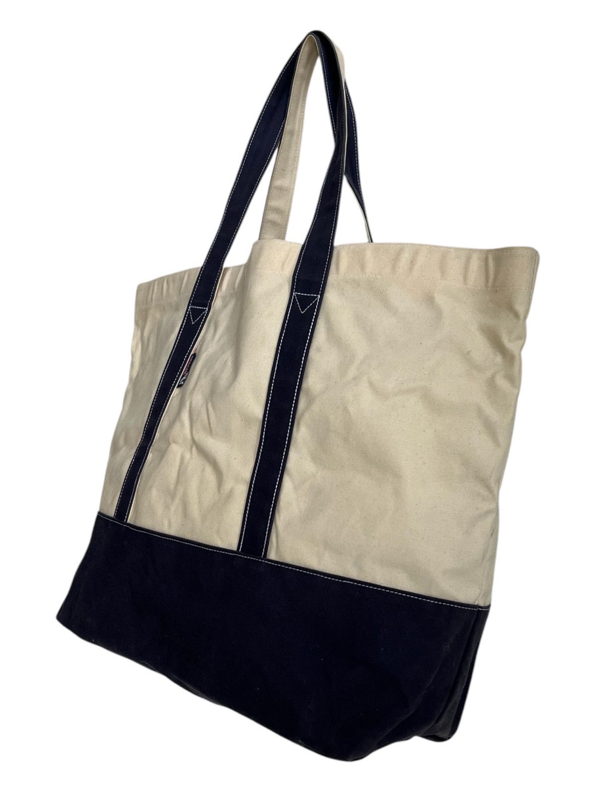 Comme des Garcons Vintage Hosono 🇯🇵 Hanpu Big Navy Canvas Boat LL Bean Tote Bag Size ONE SIZE - 4 Thumbnail