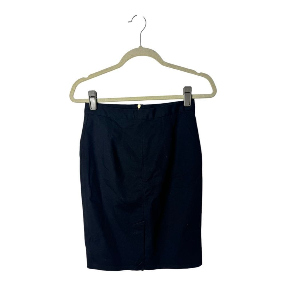 Club Monaco Club Monaco Nadine Black Pencil Skirt SZ 0 | Front Zip Size 25" / US 0 / IT 36 - 5 Thumbnail