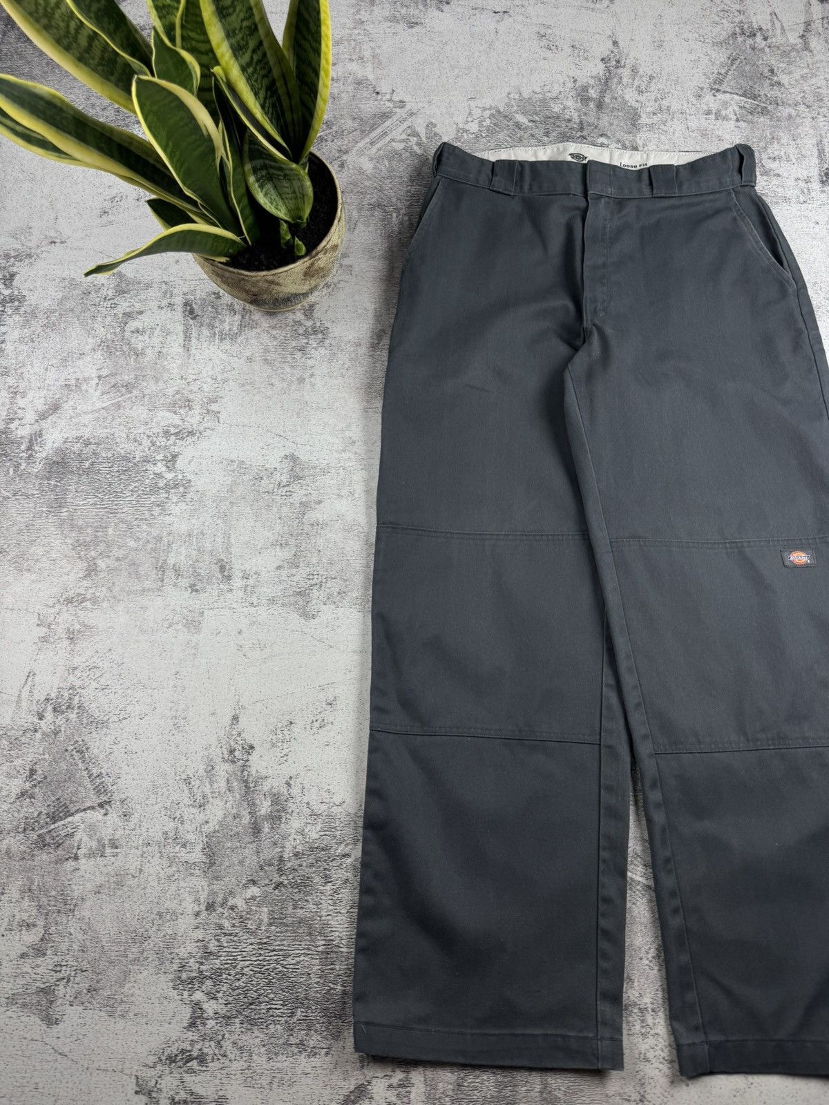 Dickies Dickies Cargo Workwear Gray Pocket 34/32 Carpenter Hip Hop Jeans Pants Trousers Size US 34 / EU 50 - 8 Thumbnail