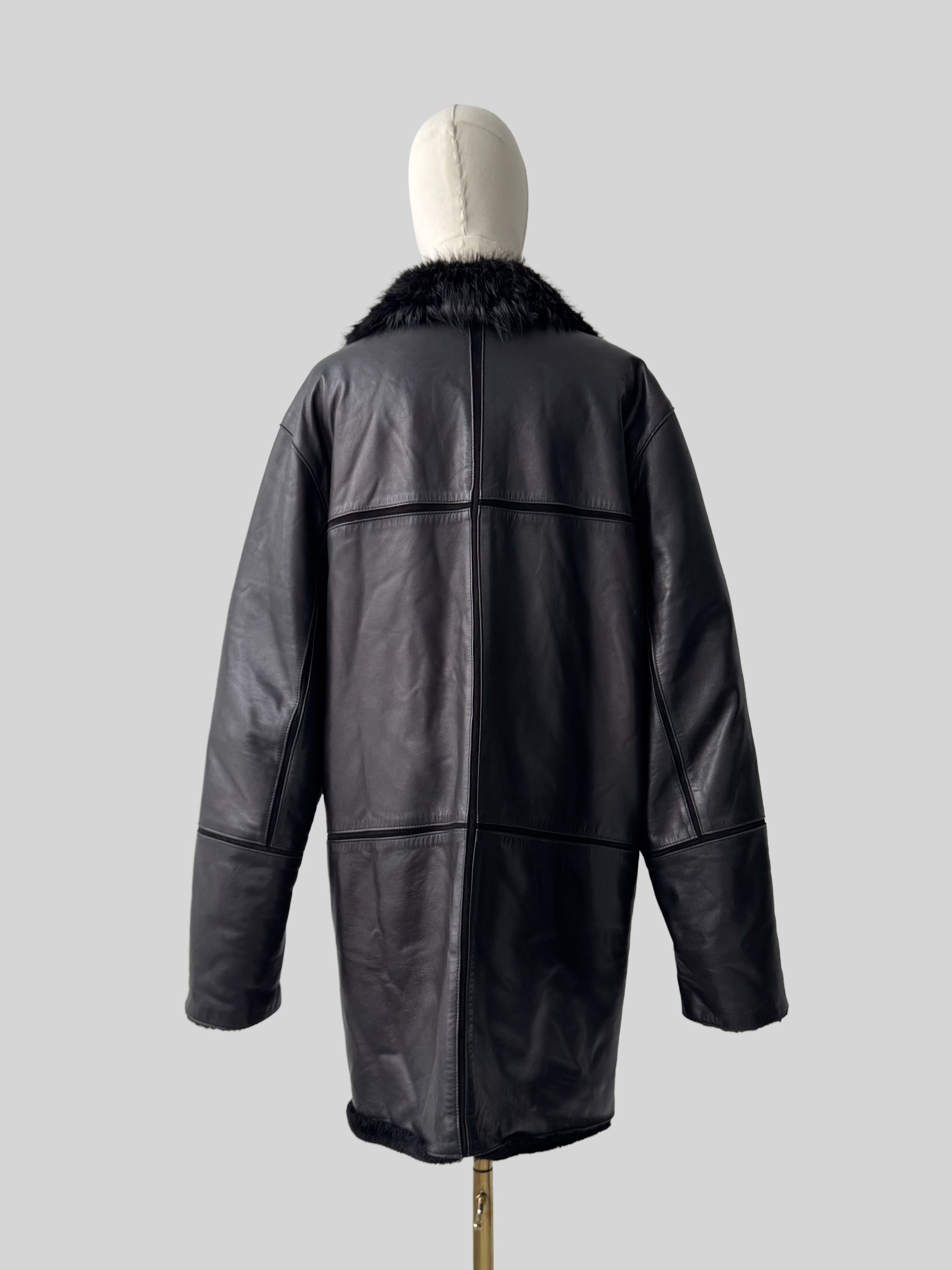 Vintage Vintage Real Sheepskin Coat (D10)(D15) Size US L / EU 52-54 / 3 - 4 Thumbnail