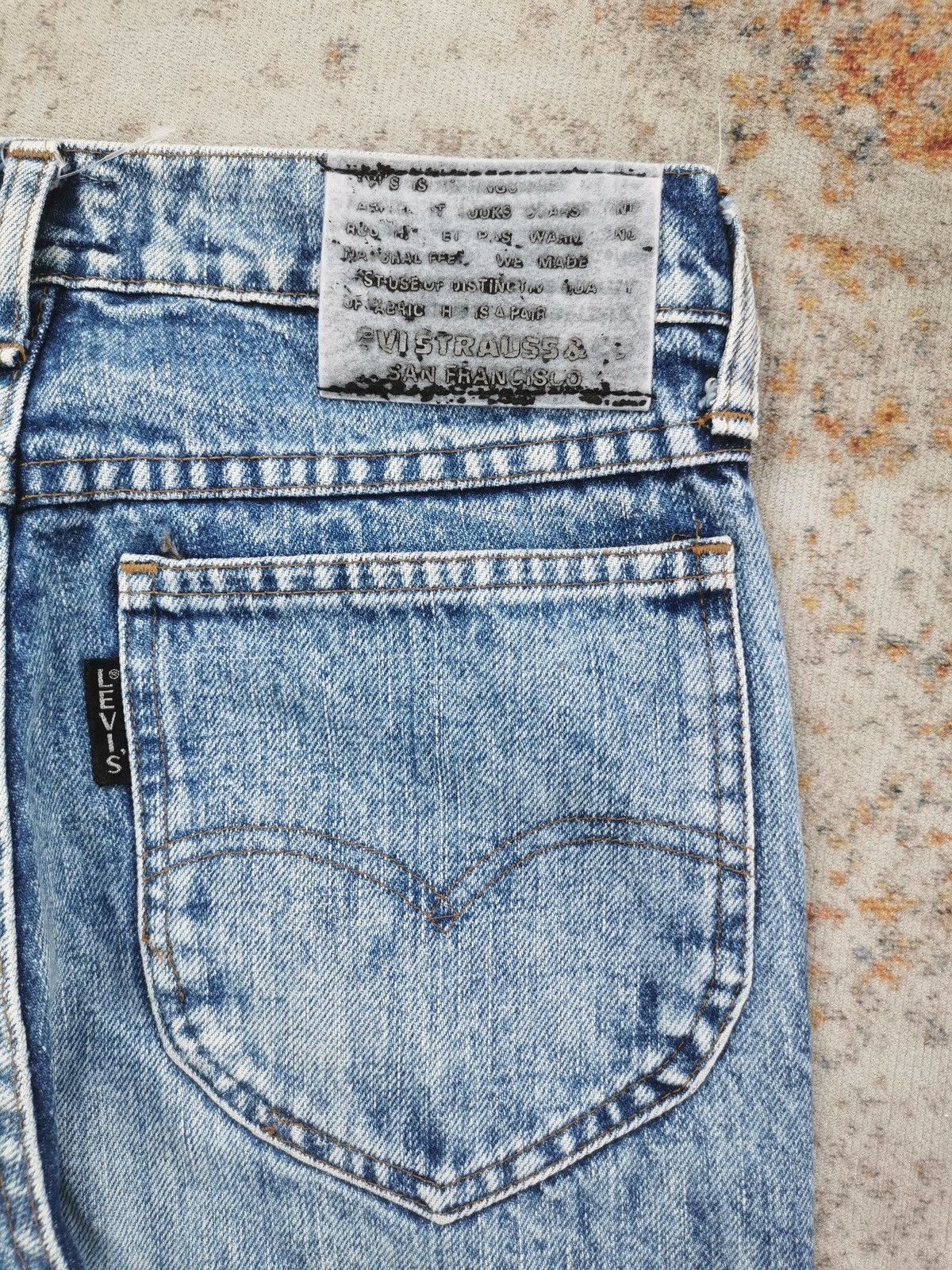 Japanese Brand × Levi's × Vintage Levis Skinny Stone Wash Jeans (LG97) Size US 27 - 6 Thumbnail