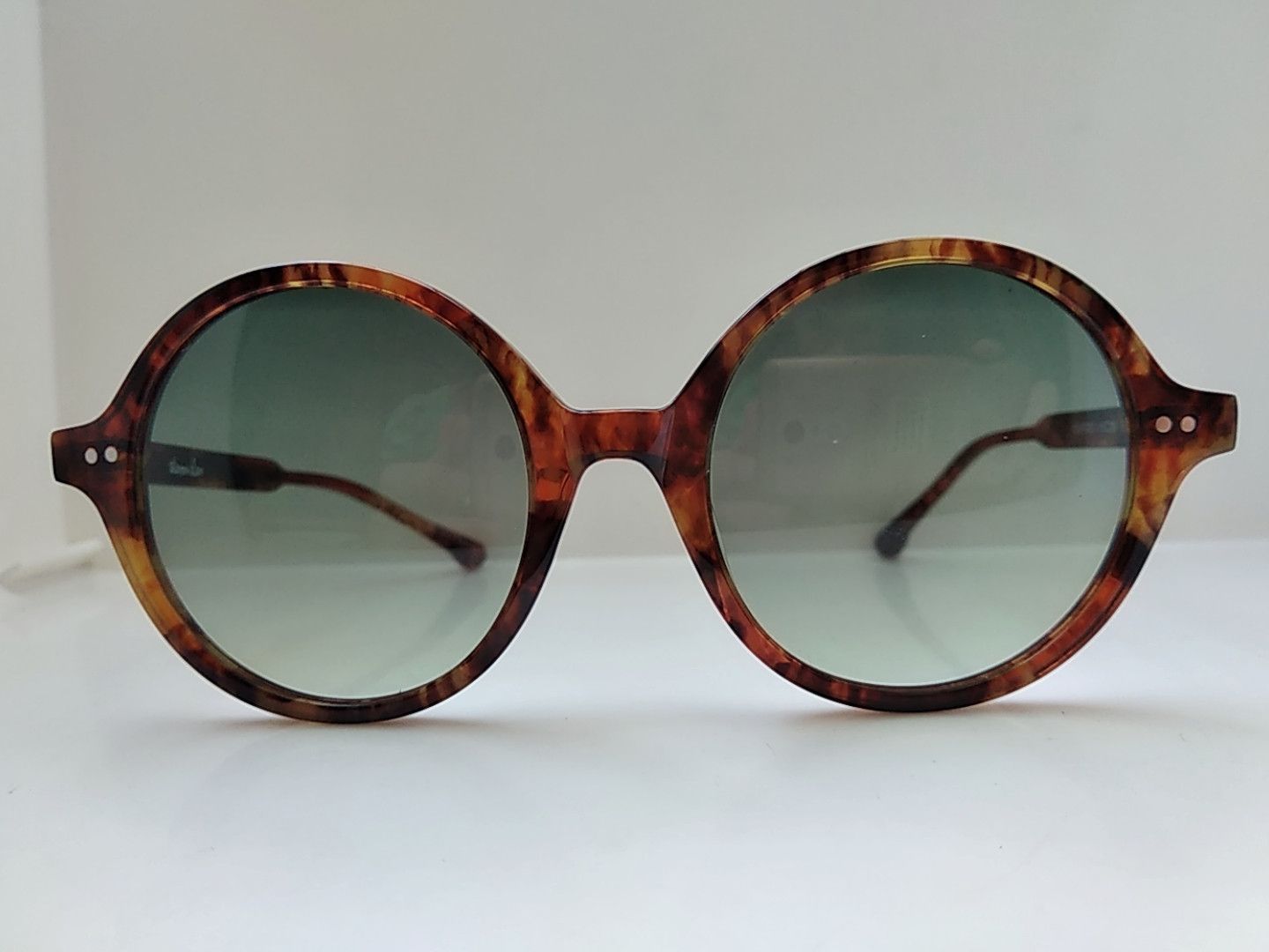 Other Handmade Brown Acetate Round Sunglasses Frame IVY LEAGUE Size ONE SIZE - 1 Thumbnail