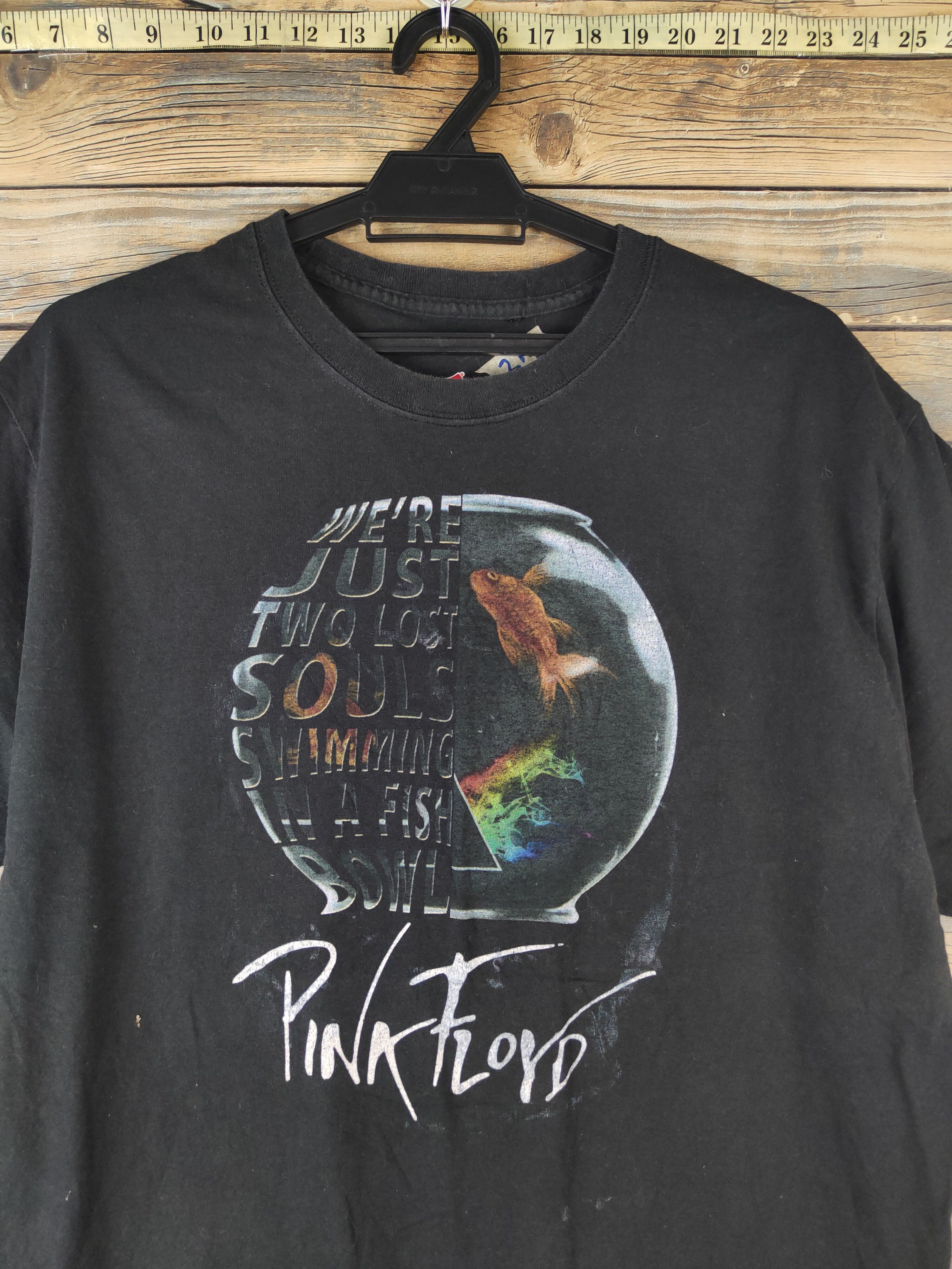 Band Tees × Pink Floyd DL Pink Floyd Black Short Sleeve T-shirt #2140 Size US L / EU 52-54 / 3 - 2 Thumbnail