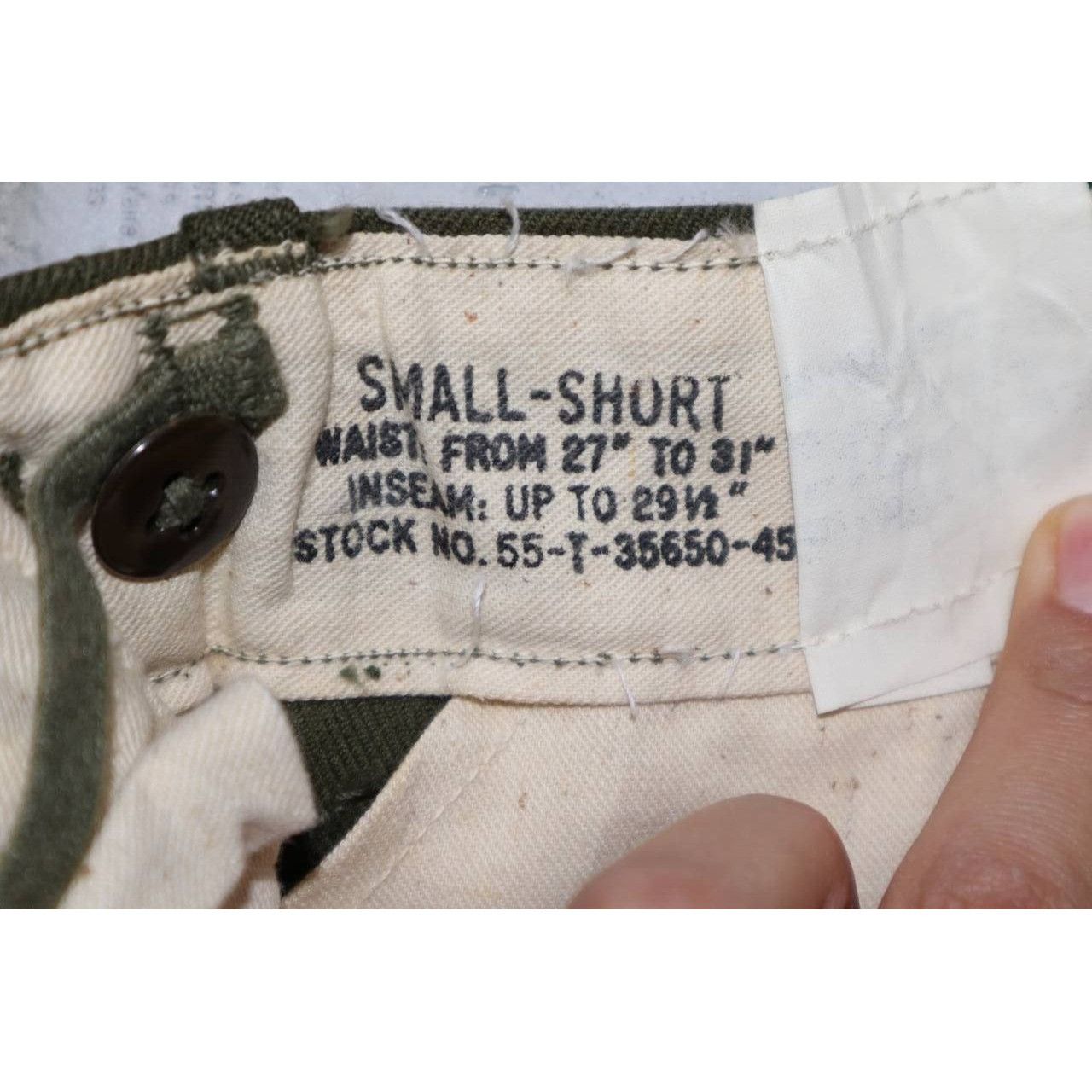 Vintage Vintage 50s M-1951 Shell Field Trousers Small Short Size US 30 / EU 46 - 4 Thumbnail