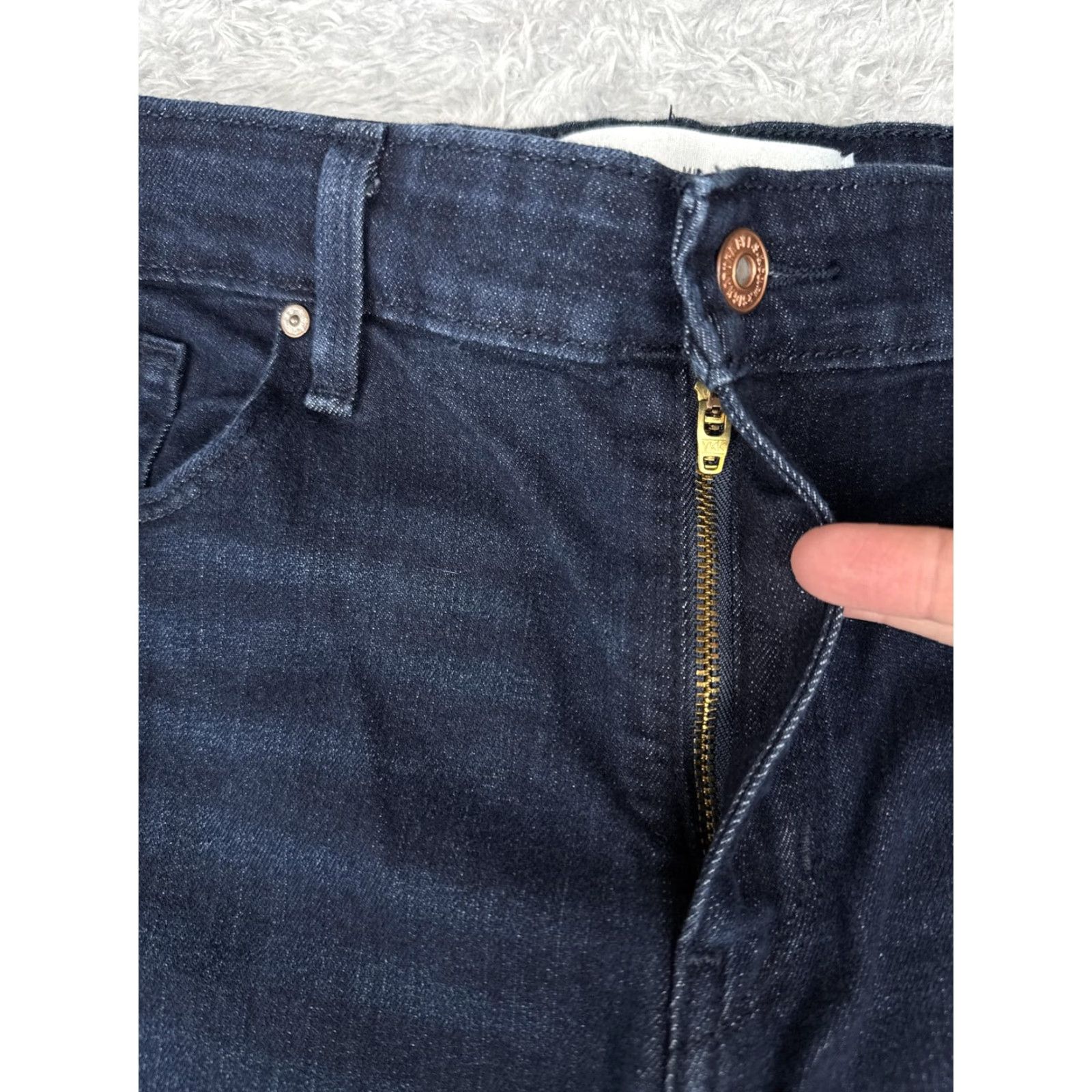 Levi's Signature Levi Strauss Jeans Womens 14 Mid Rise Bootcut Dark Wash Denim 32x32 Size 36" / US 14 / IT 50 - 5 Thumbnail