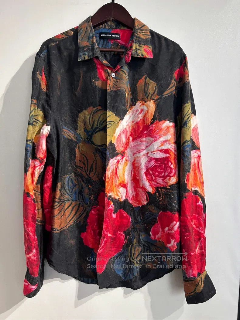 Alexander McQueen Alexander Mcqueen Size16 Floral shirt Size US XS / EU 42 / 0 - 1 Thumbnail