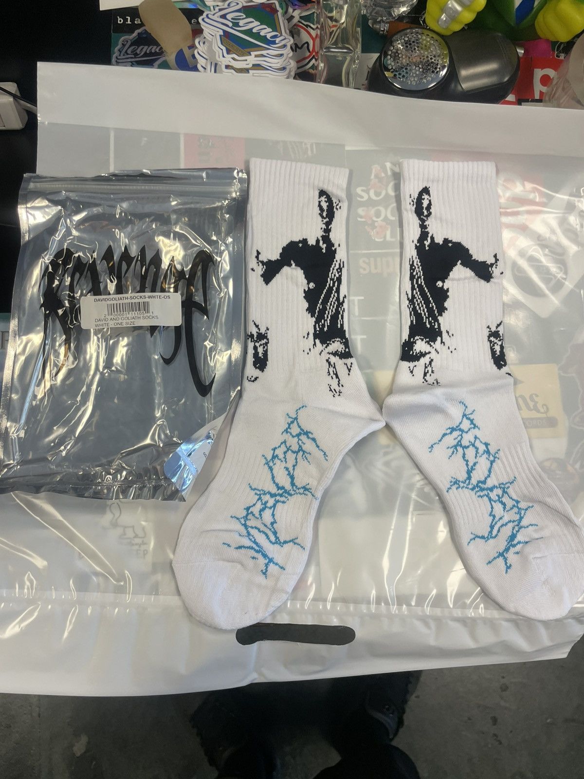 Revenge Revenge David Goliath Socks Size ONE SIZE - 1 Thumbnail