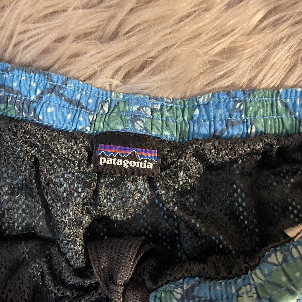 Patagonia Patagonia blue and green athletic shorts(measurements shown) Size 26" / US 2 / IT 38 - 3 Thumbnail