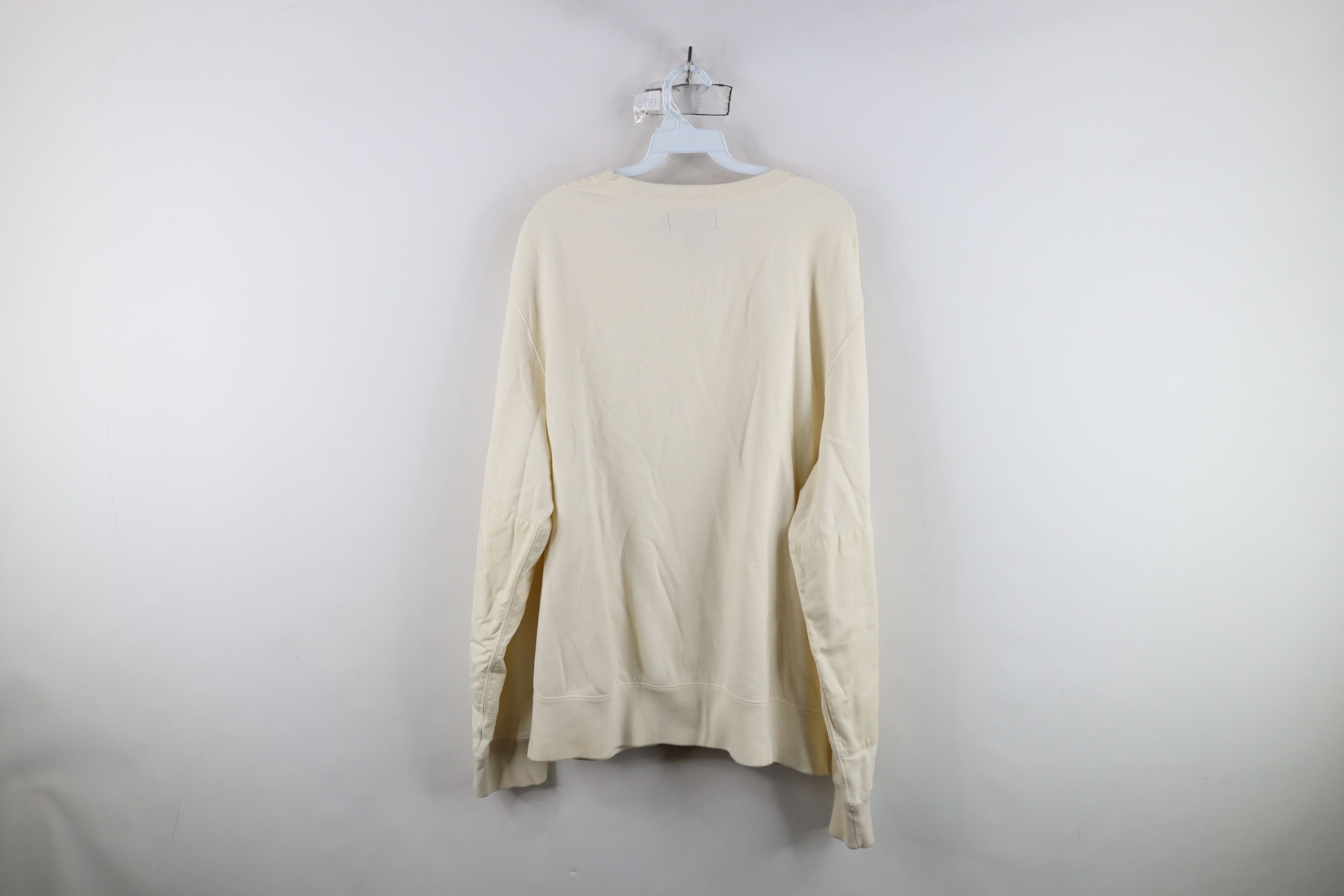Ralph Lauren Vintage 90s Ralph Lauren Commando Military Sweatshirt Cream Size US XL / EU 56 / 4 - 10 Thumbnail