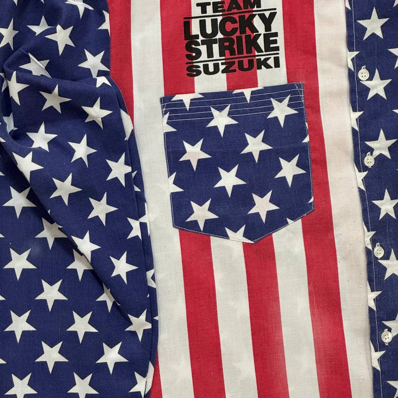 Vintage Vintage Kevin Schwantz Racing Americana Shirt Size US XL / EU 56 / 4 - 2 Thumbnail