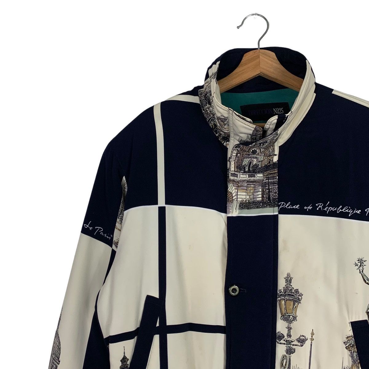 Japanese Brand DIRECCION NO25 PARIS HISTORY FULLPRINT JACKET #0130-C7 Size US M / EU 48-50 / 2 - 4 Thumbnail