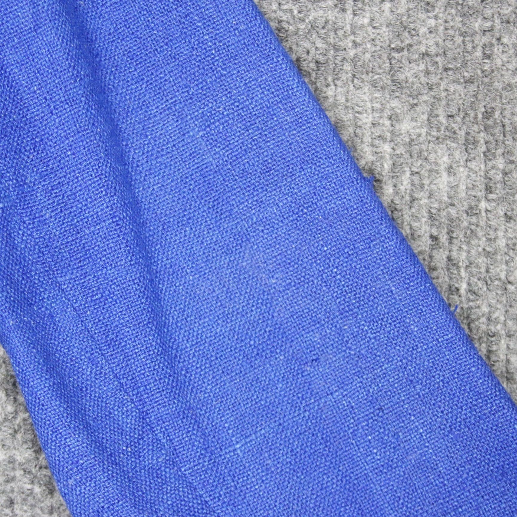Vintage VINTAGE Gever Originals Women's Blazer Jacket Blue Tweed Gold Button Pockets Size M Linen Blend Short Size M / US 6-8 / IT 42-44 - 7 Thumbnail