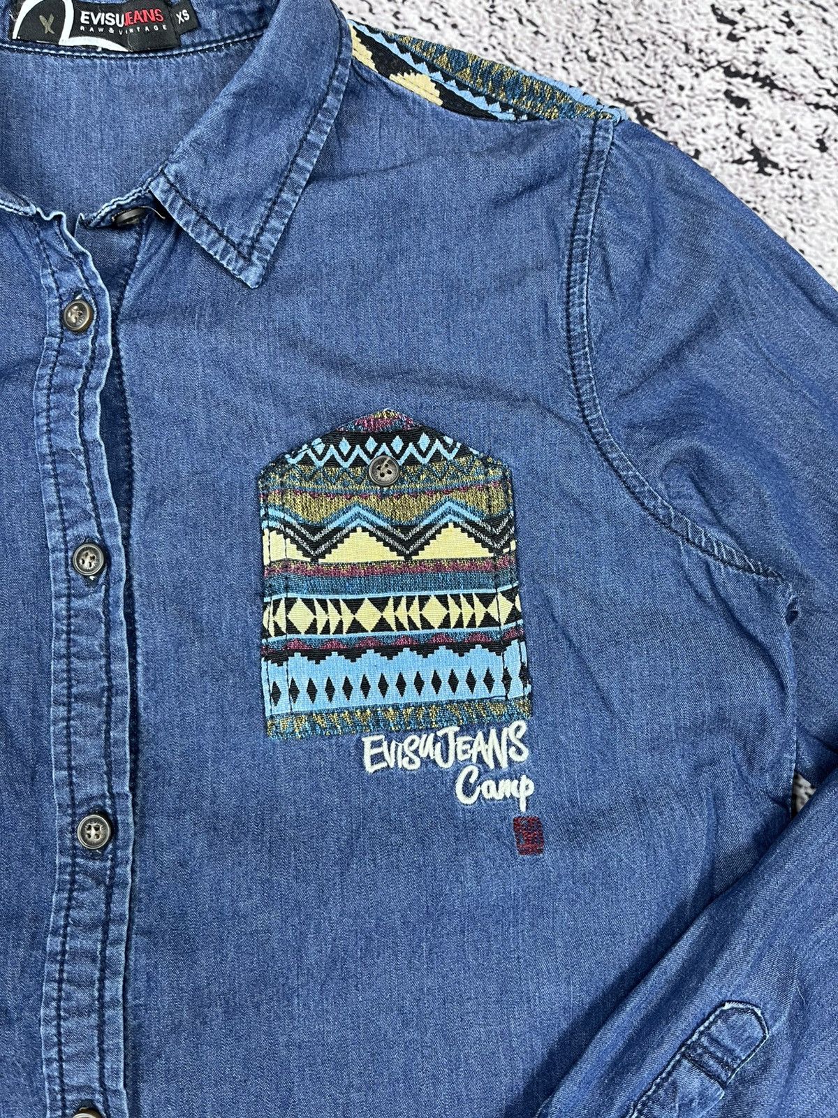 Evisu Vintage Evisu Jeans Camp Shirt size XS Size US XS / EU 42 / 0 - 4 Thumbnail