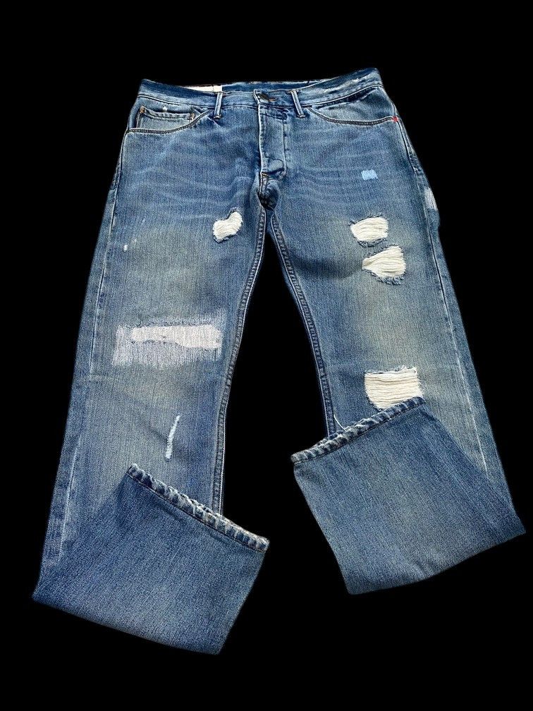 20471120 × 55DSL 55 DSL Mod Pearn Slimfit distressed denim undercover style Size US 30 / EU 46 - 3 Thumbnail