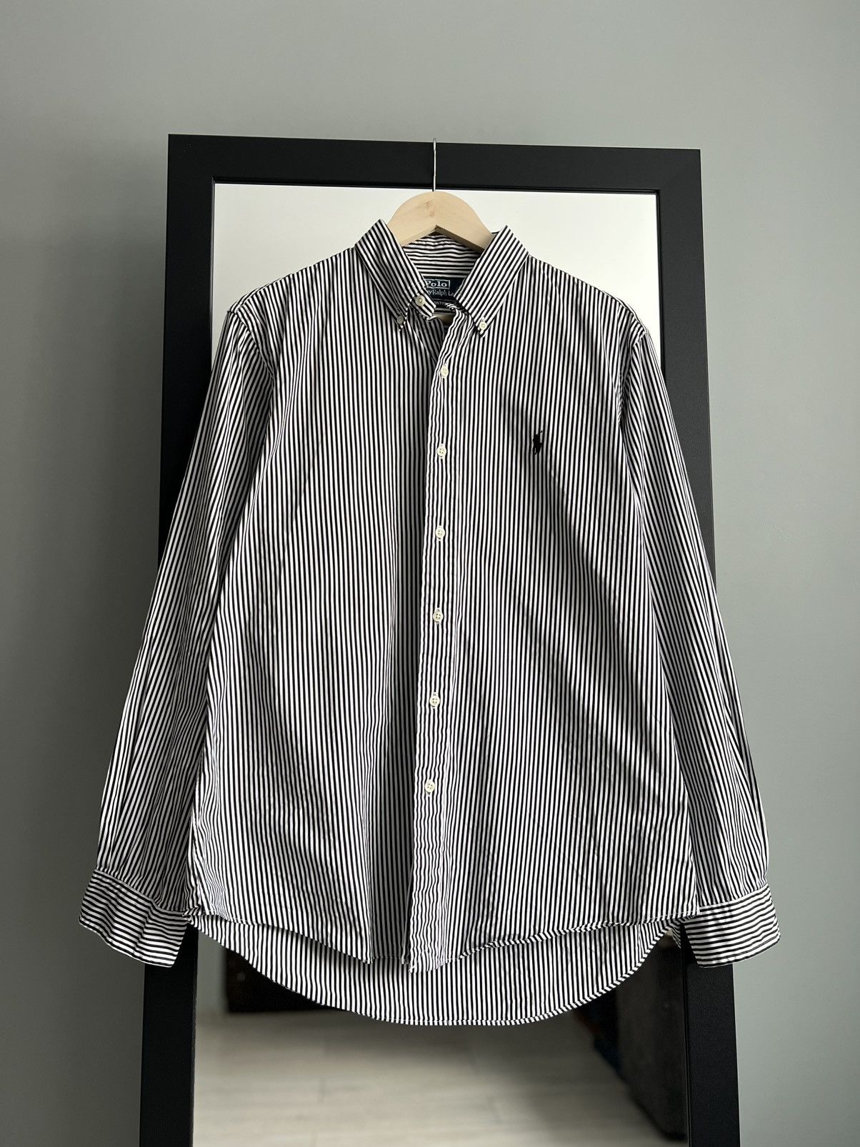 Polo Ralph Lauren Polo Ralph Lauren Vintage Stripped Shirt Size US L / EU 52-54 / 3 - 3 Thumbnail