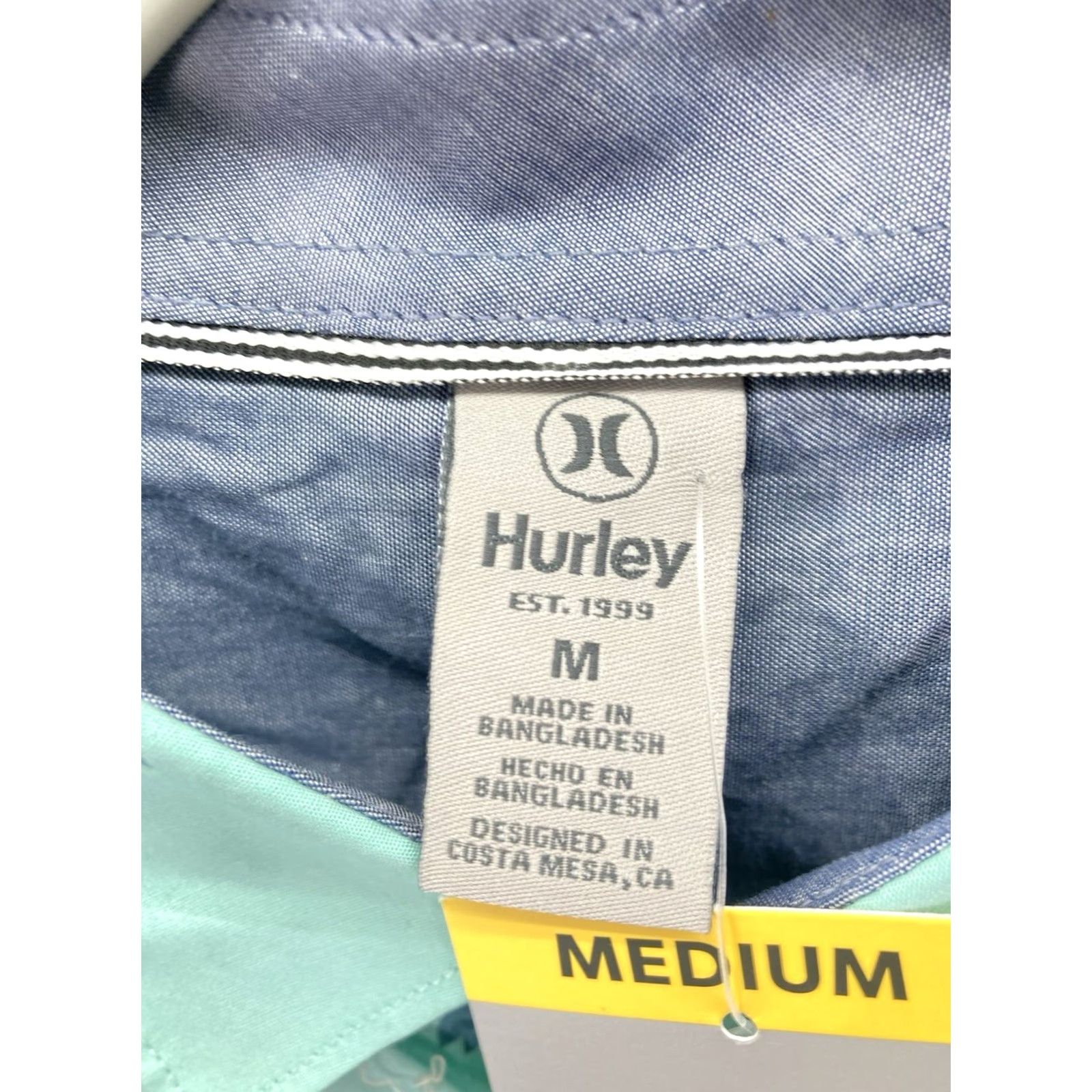 Hurley Hurley Patio Cabana Shirt Green Floral Button Short Sleeve Casual NWT Medium Mens Shirt Size US M / EU 48-50 / 2 - 5 Thumbnail