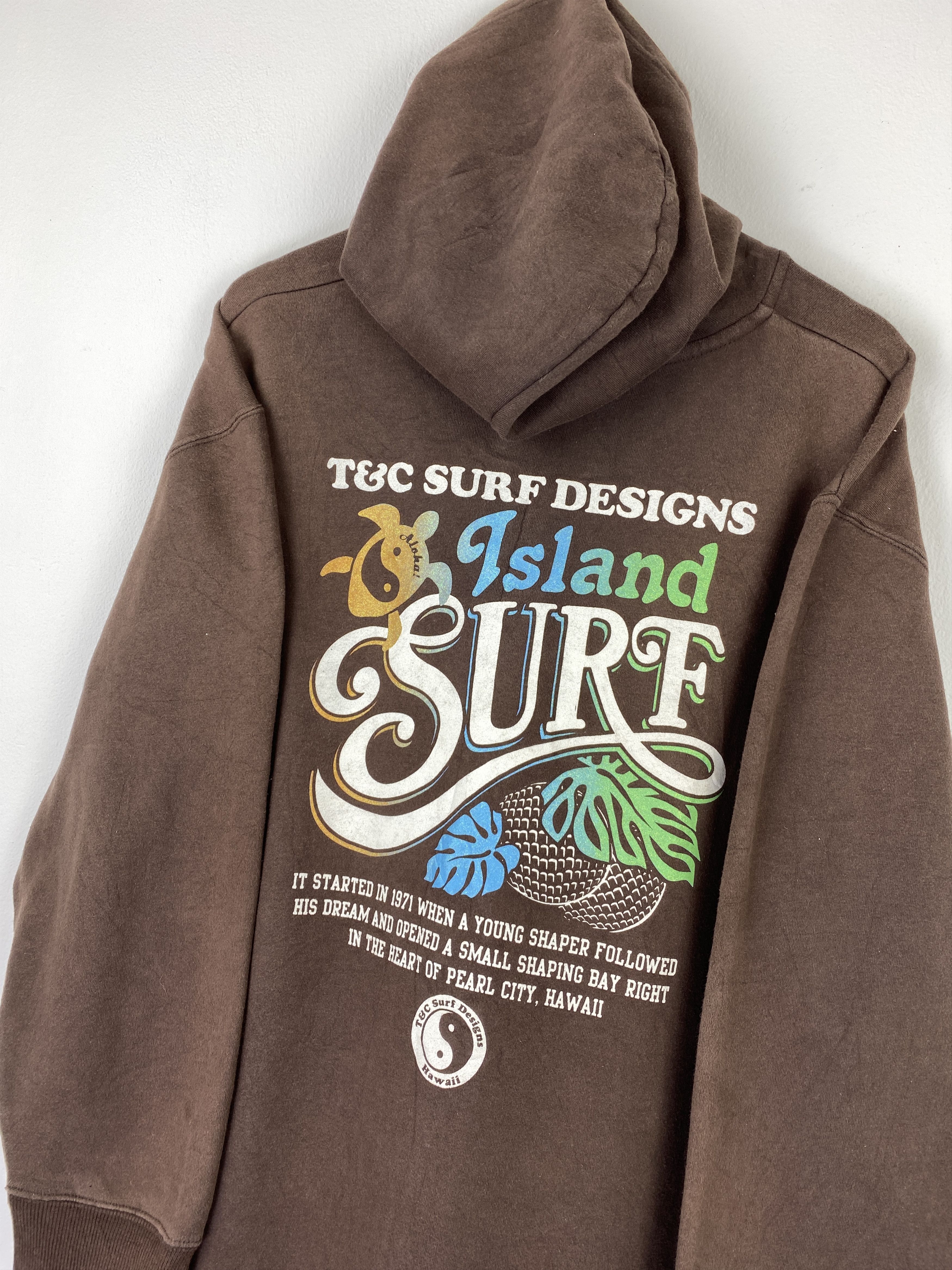 Vintage Vintage T&C Surf Designs Wording Zip Up Hoodie SH0517 Size US XXL / EU 58 / 5 - 5 Thumbnail