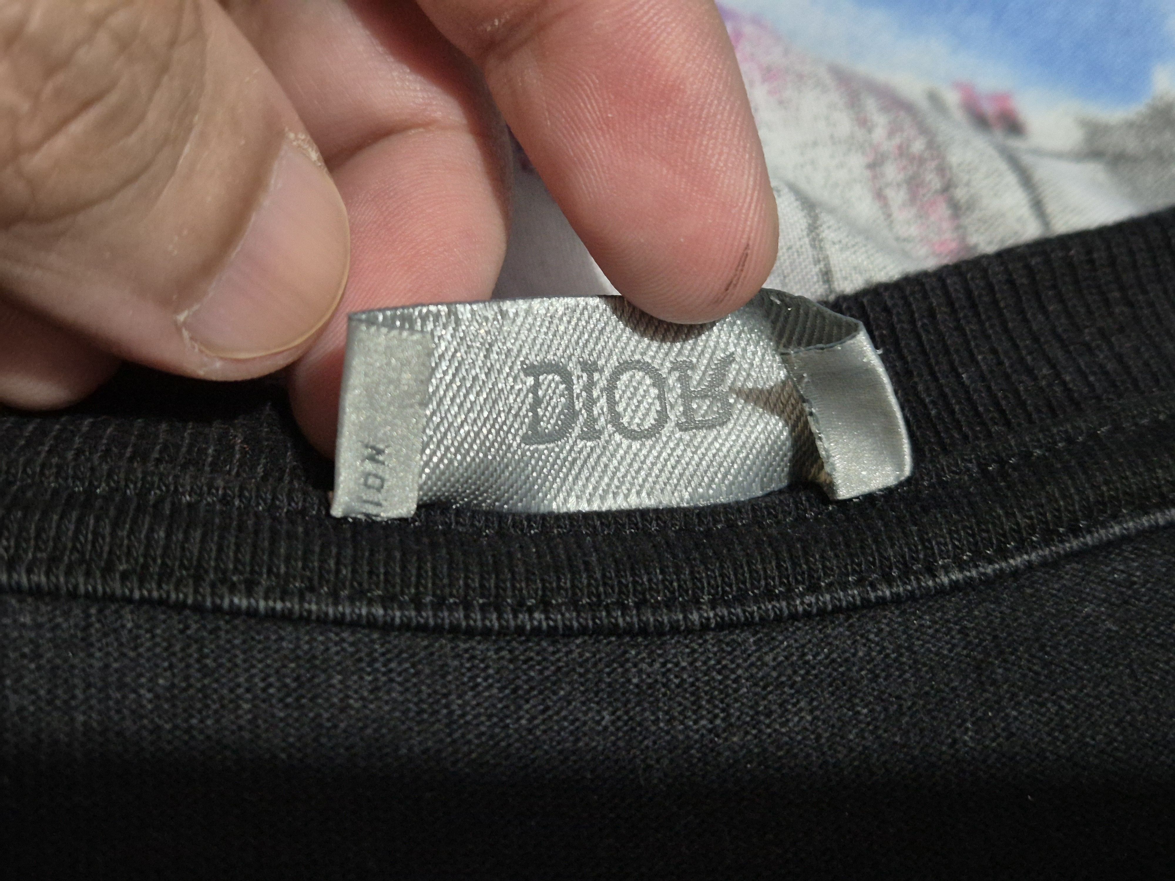 Dior DIOR Flower Embroidered T-shirt Size US S / EU 44-46 / 1 - 4 Thumbnail