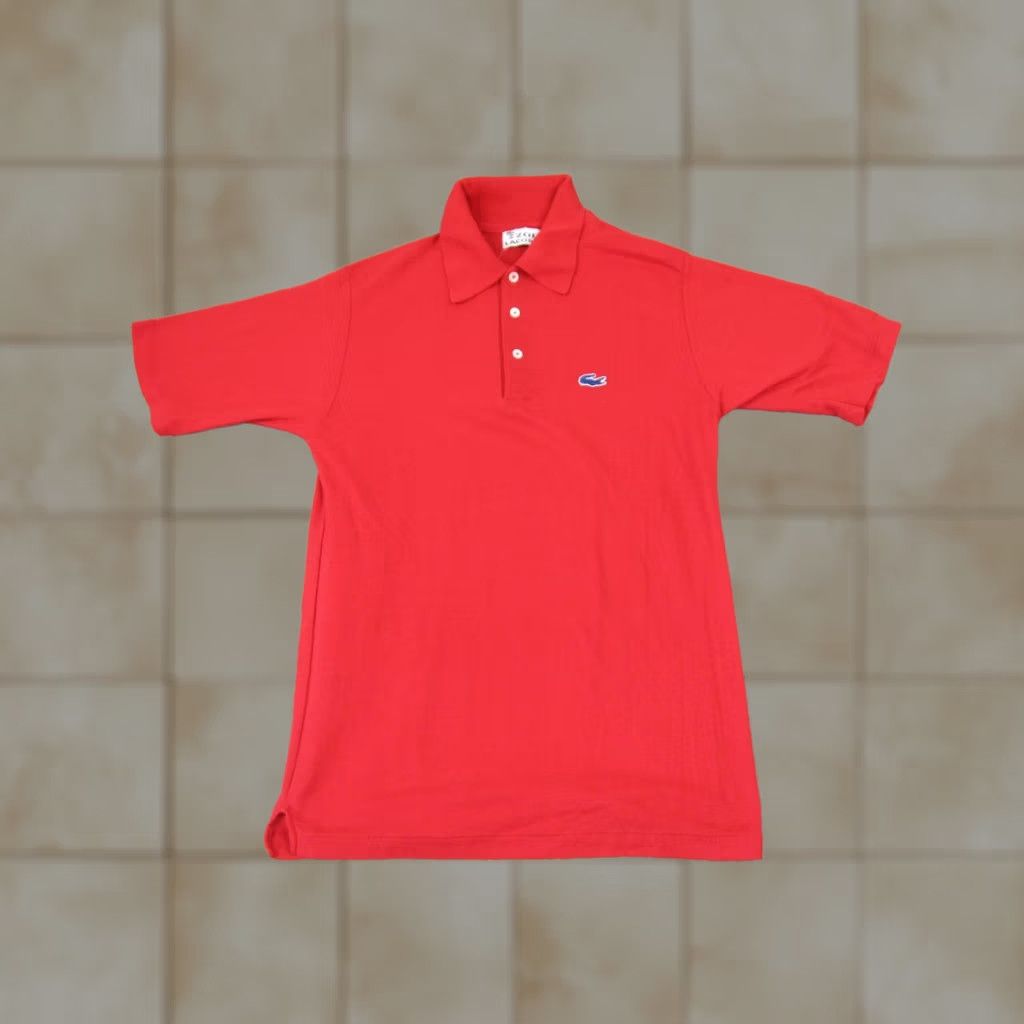 Lacoste Lacoste Polo Shirt Mens M Red Vintage 60s 70s Golf Tennis Short Sleeve Button Collared 90s Classic Shirt Mens Red Vintage Lacoste Polo Size US M / EU 48-50 / 2 - 1 Thumbnail