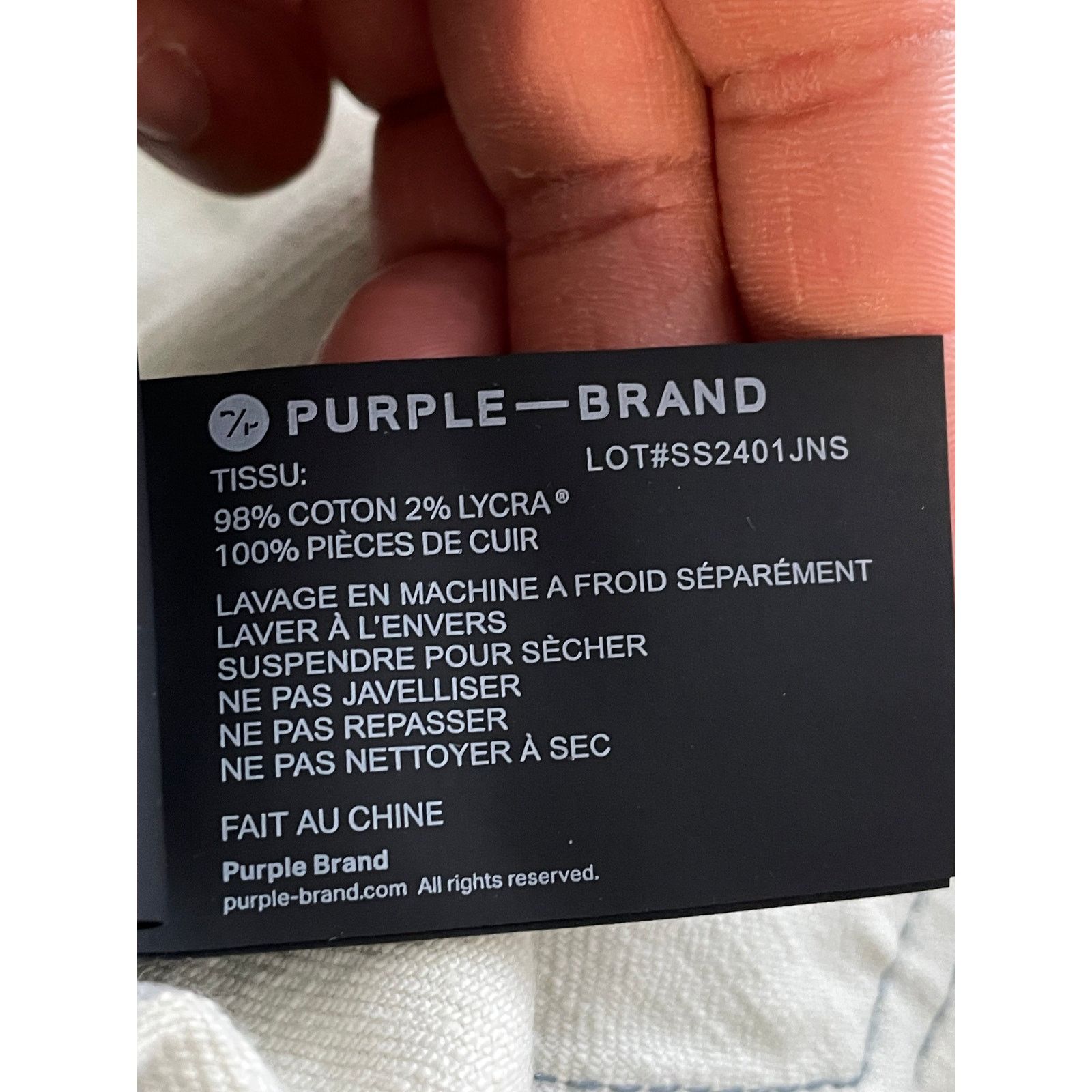 Purple Brand Purple Brand Light Wash Wrinkle Blue Jeans Size US 32 / EU 48 - 5 Thumbnail