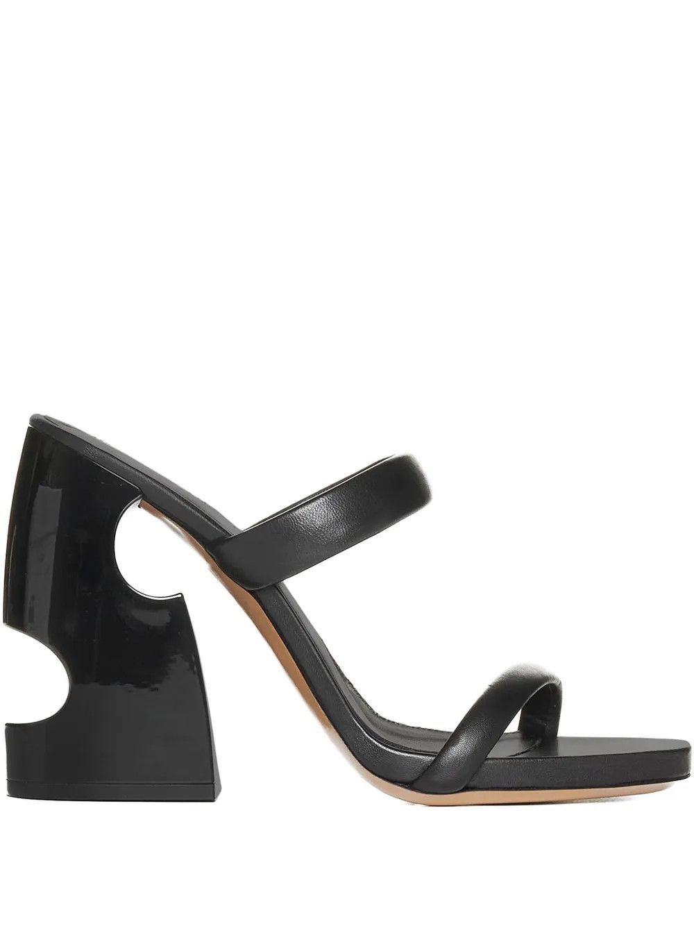 Off-White o1y1225 Mules in Black Size US 7 / IT 37 - 1 Thumbnail