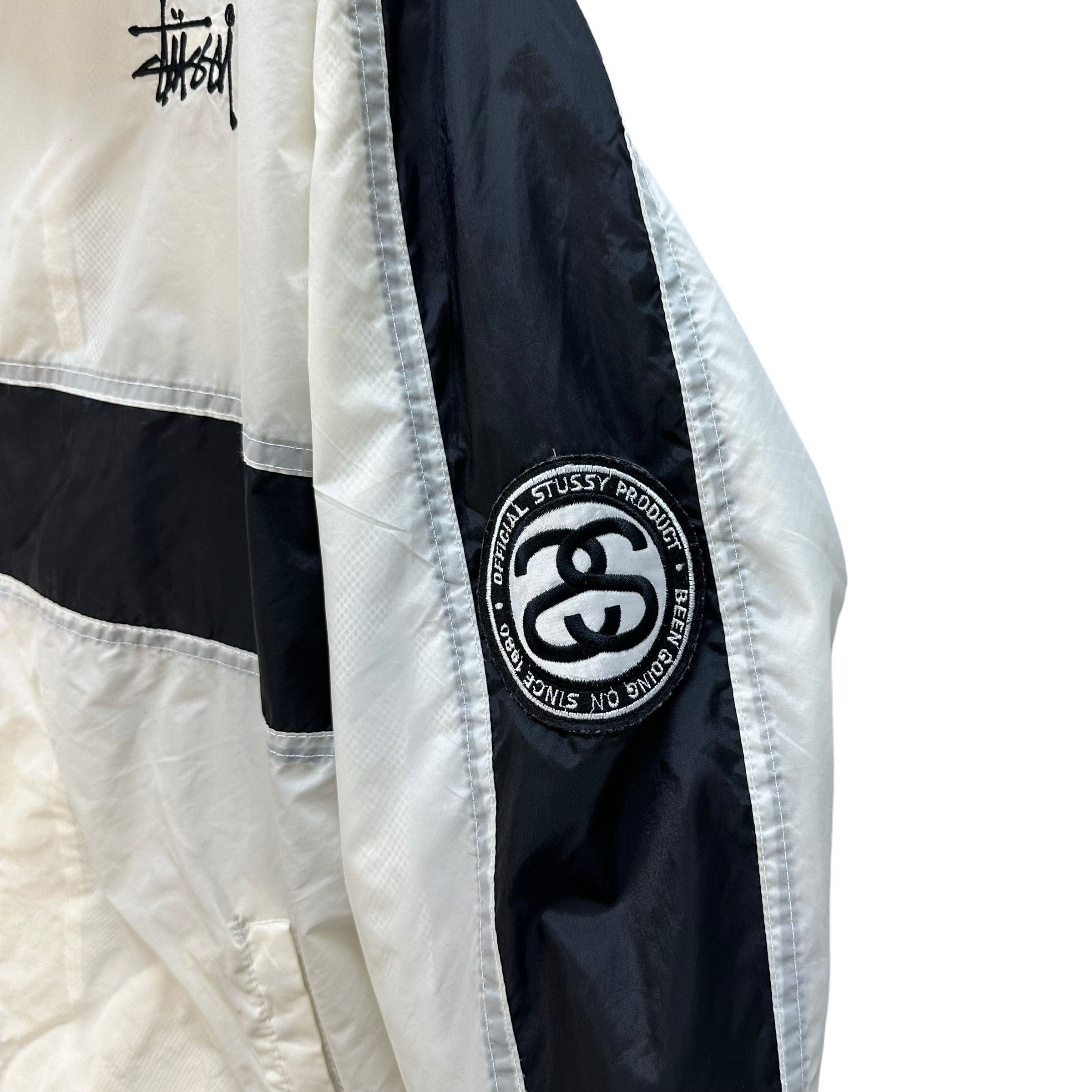 Stussy STUSSY SPORT EMBROIDERY BIG LOGO WINDBREAKER JACKET #9084-55 Size US L / EU 52-54 / 3 - 6 Thumbnail