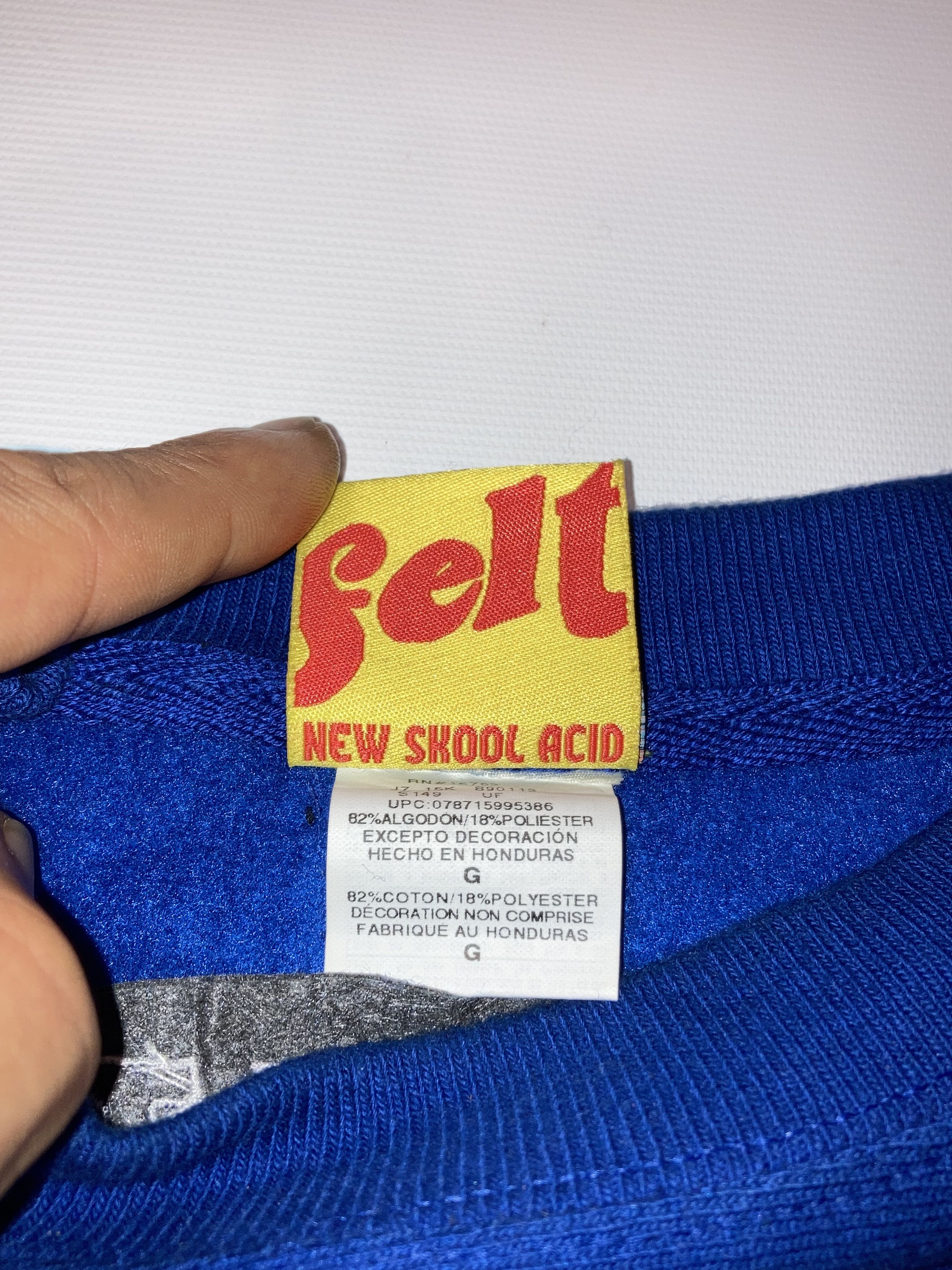 FELT Rare Felt OG "F" Crewneck Size US L / EU 52-54 / 3 - 5 Thumbnail