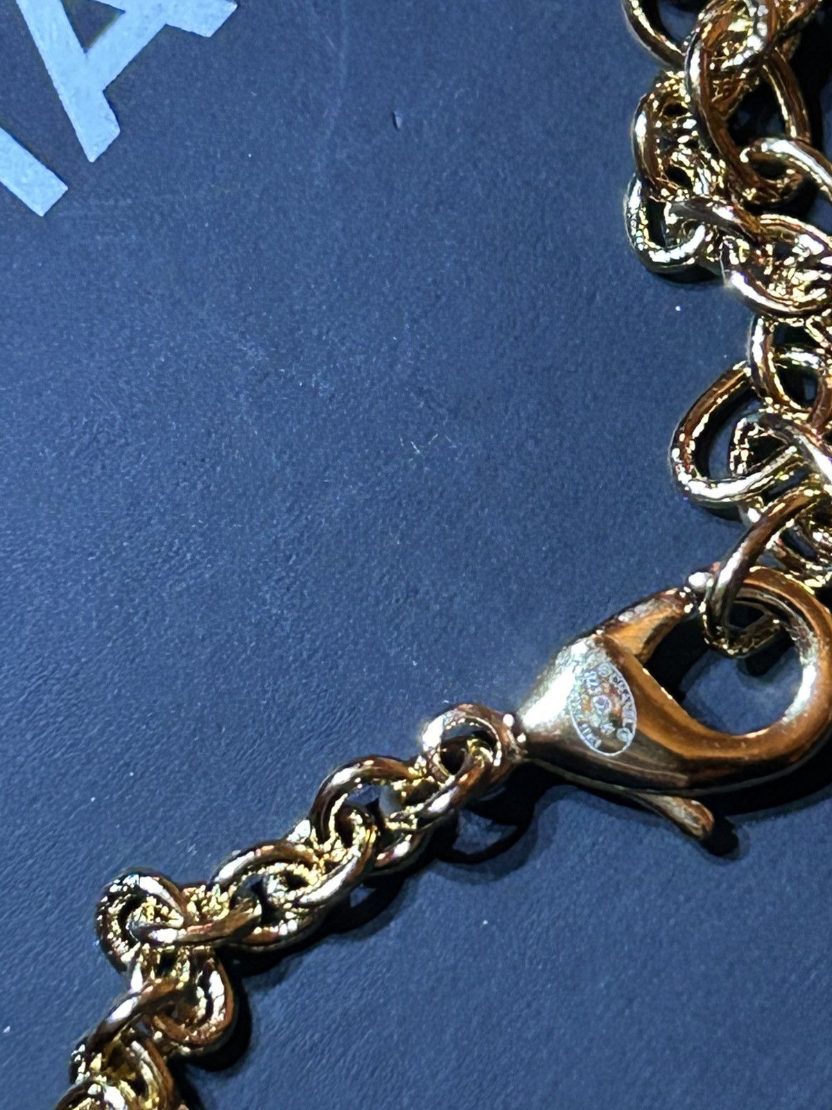 Chanel CHANEL Resin Crystal Pearl Chain Heart CC Pendant Necklace Size ONE SIZE - 5 Thumbnail