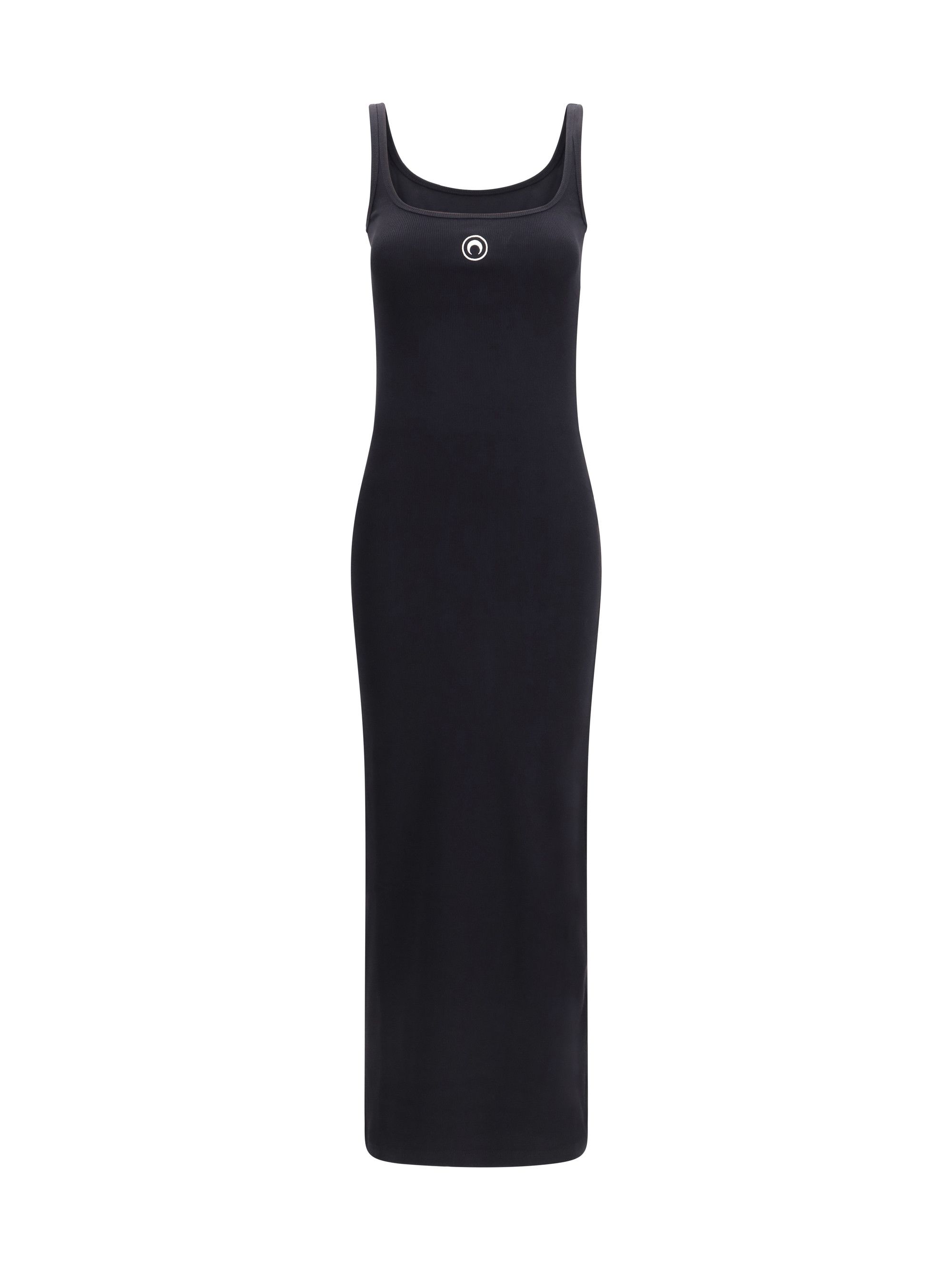 Marine Serre Moon logo ribbed jersey long Dress Size S / US 4 / IT 40 - 1 Thumbnail