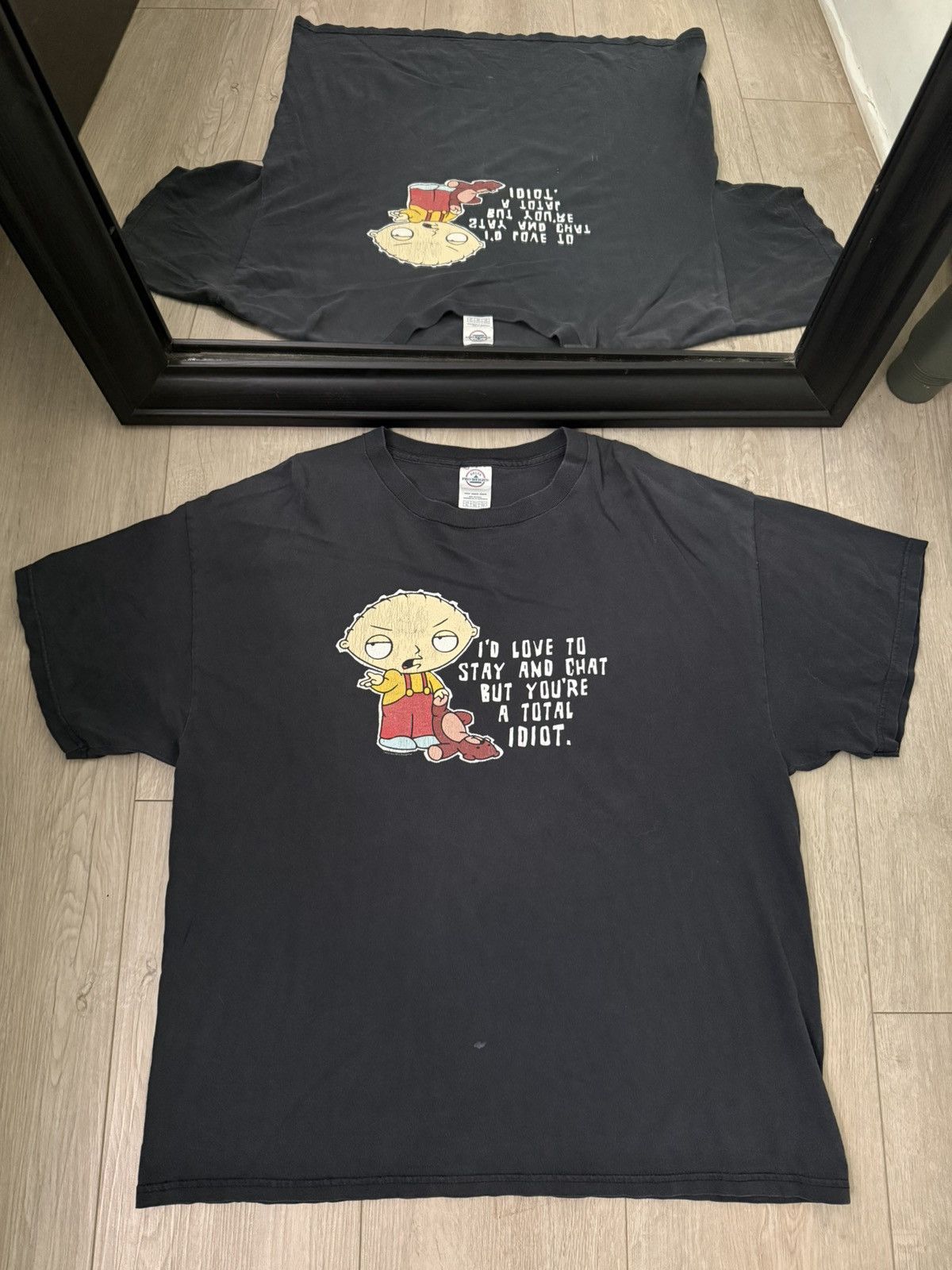 Delta × Vintage Vintage / Y2K Stewie Humor Family Guy Shirt Size US XL / EU 56 / 4 - 1 Thumbnail