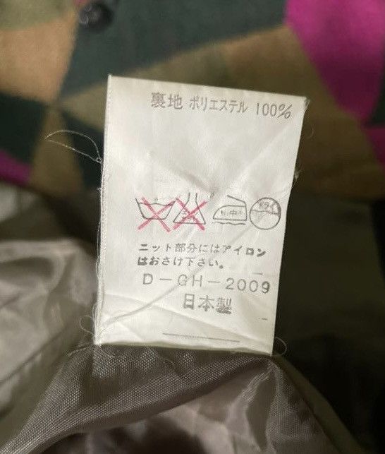Japanese Brand Vintage Abstract Avant-Garde Geometric Wool Blouson Size M / US 6-8 / IT 42-44 - 4 Thumbnail