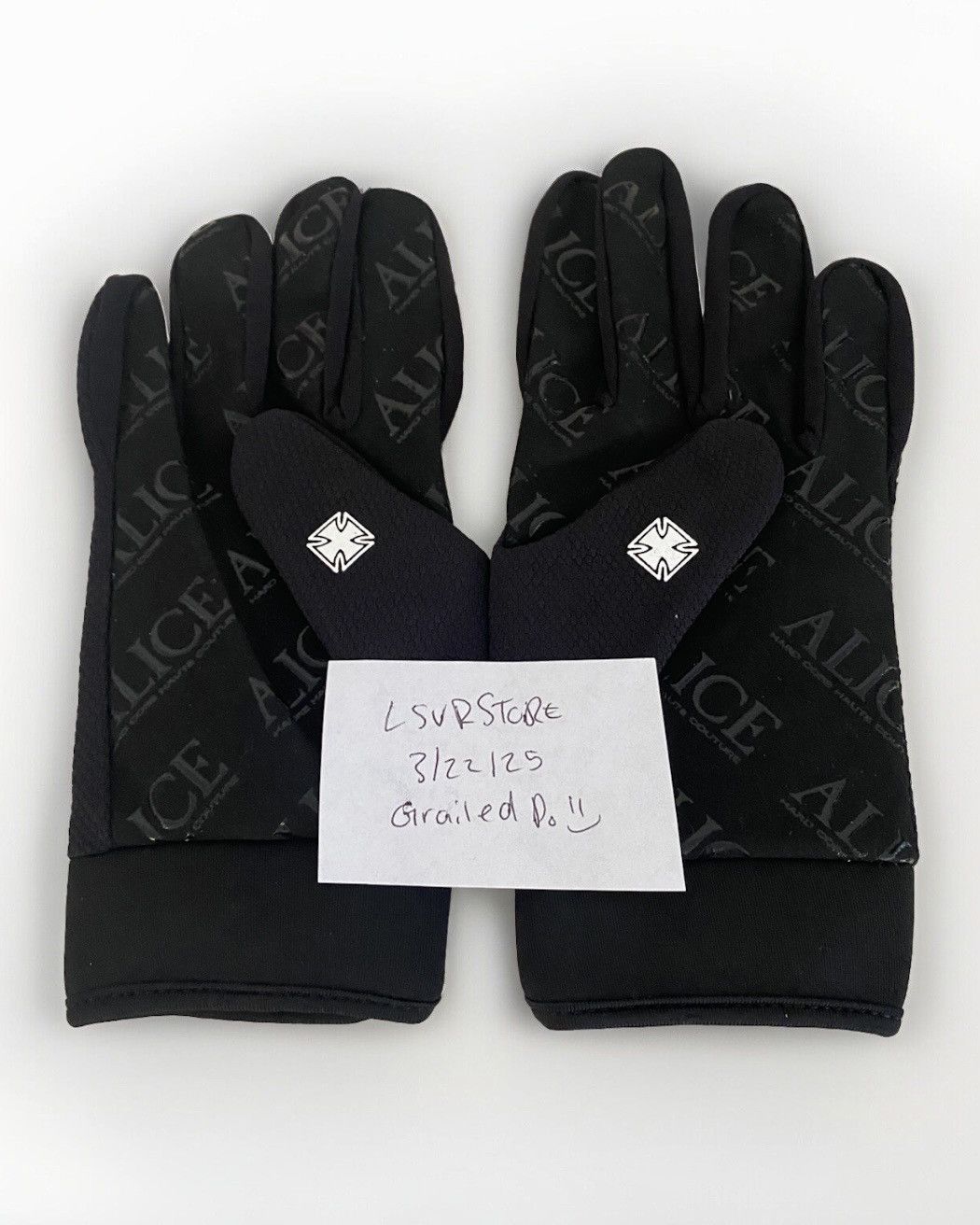 Alice Hollywood Alice Hollywood Moto Couture Gloves White L