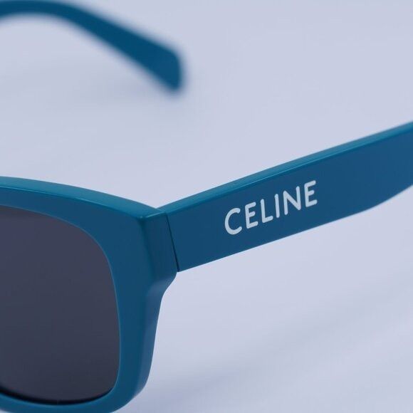 Celine New Celine CL40249U 87A Sunglasses - Neon Turquoise Frame Size ONE SIZE - 5 Thumbnail